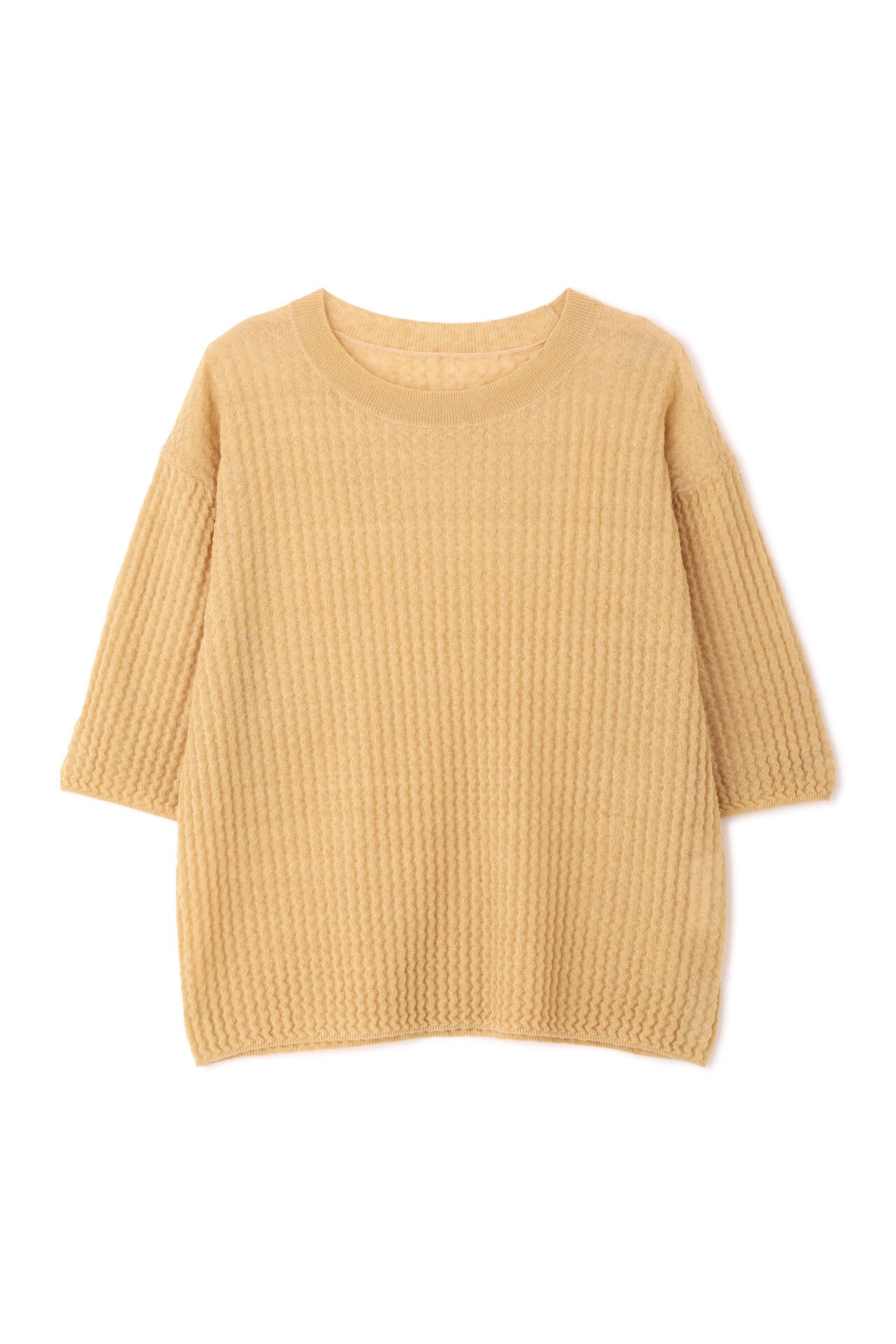 ウエーブニットTシャツ | human woman（ヒューマンウーマン