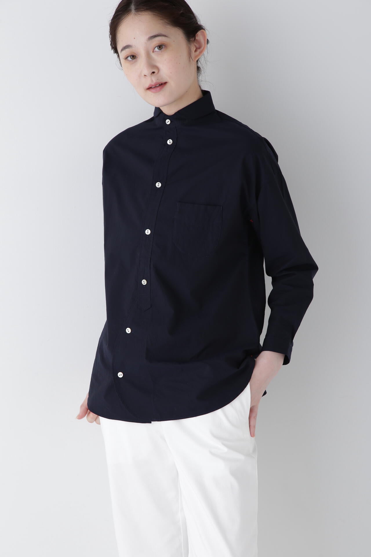 ヒューマンウーマン（human woman）/ＮＡＴＩＣタイプライターブラウス WEB限定】NATIC タイプライターシャツ | human woman（ヒューマン