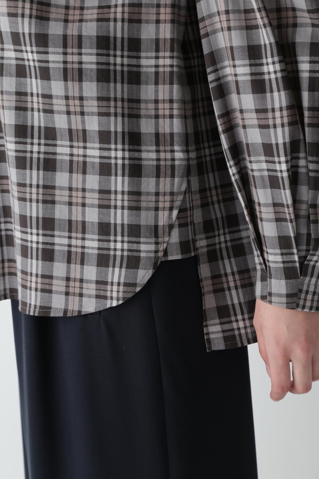 オリジナルチェックシャツブラウス | human woman（ヒューマン