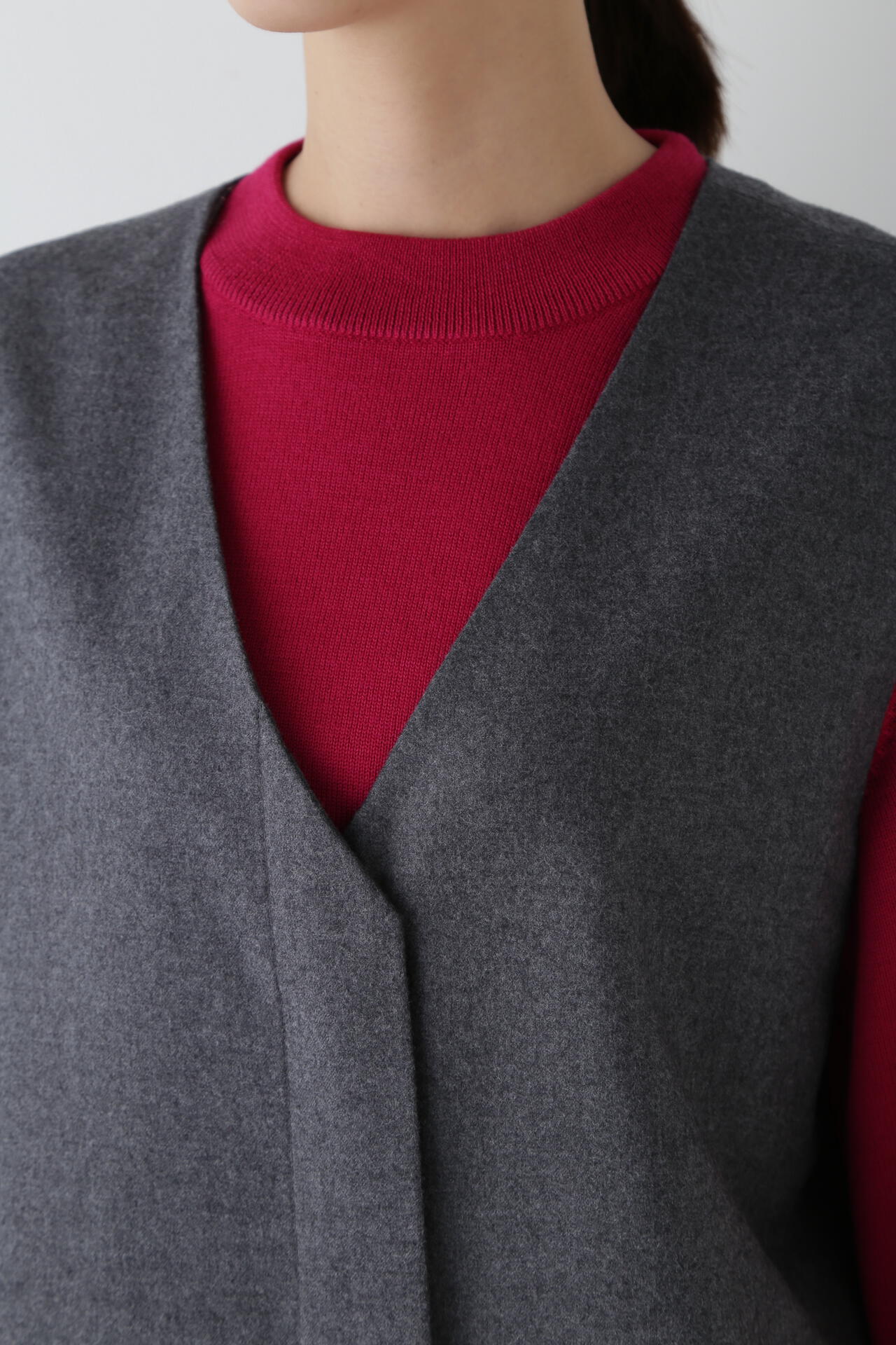 ライトフラノジップジレ | human woman（ヒューマンウーマン