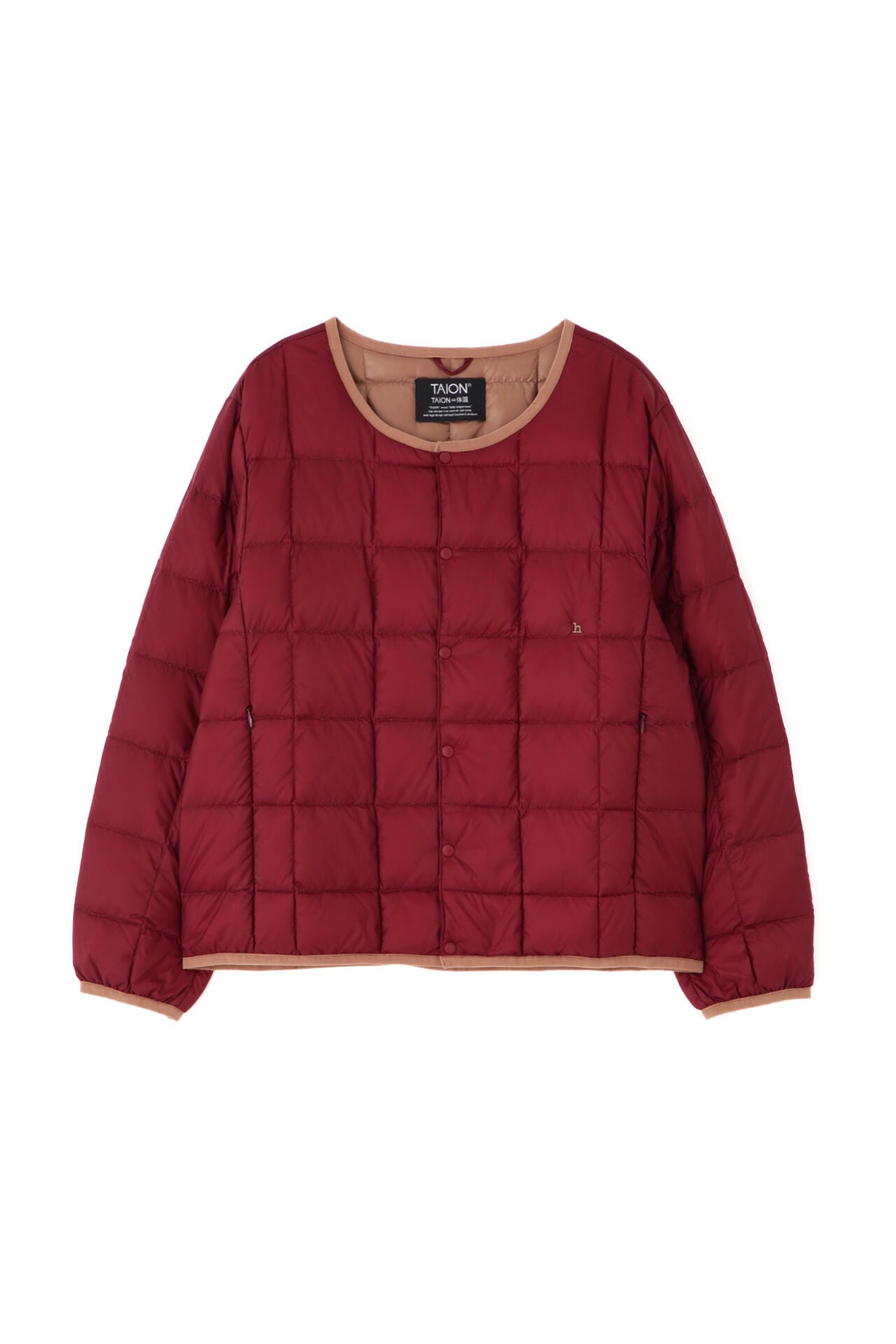 WEB・一部店舗限定サイズ】TAION×hwコラボ クルーネックボタンダウン