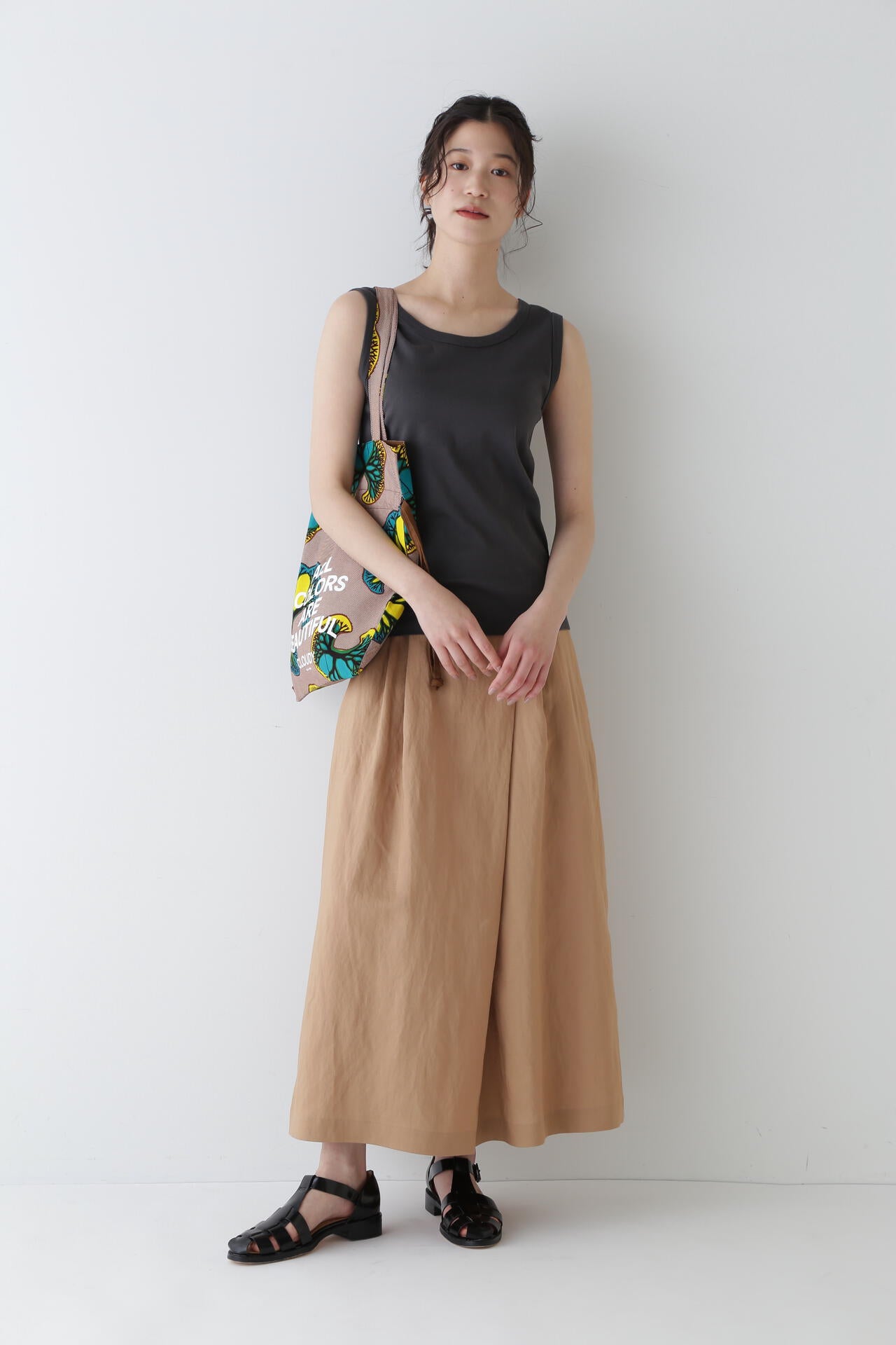 オーガニックコットンフライスタンクトップ | human woman