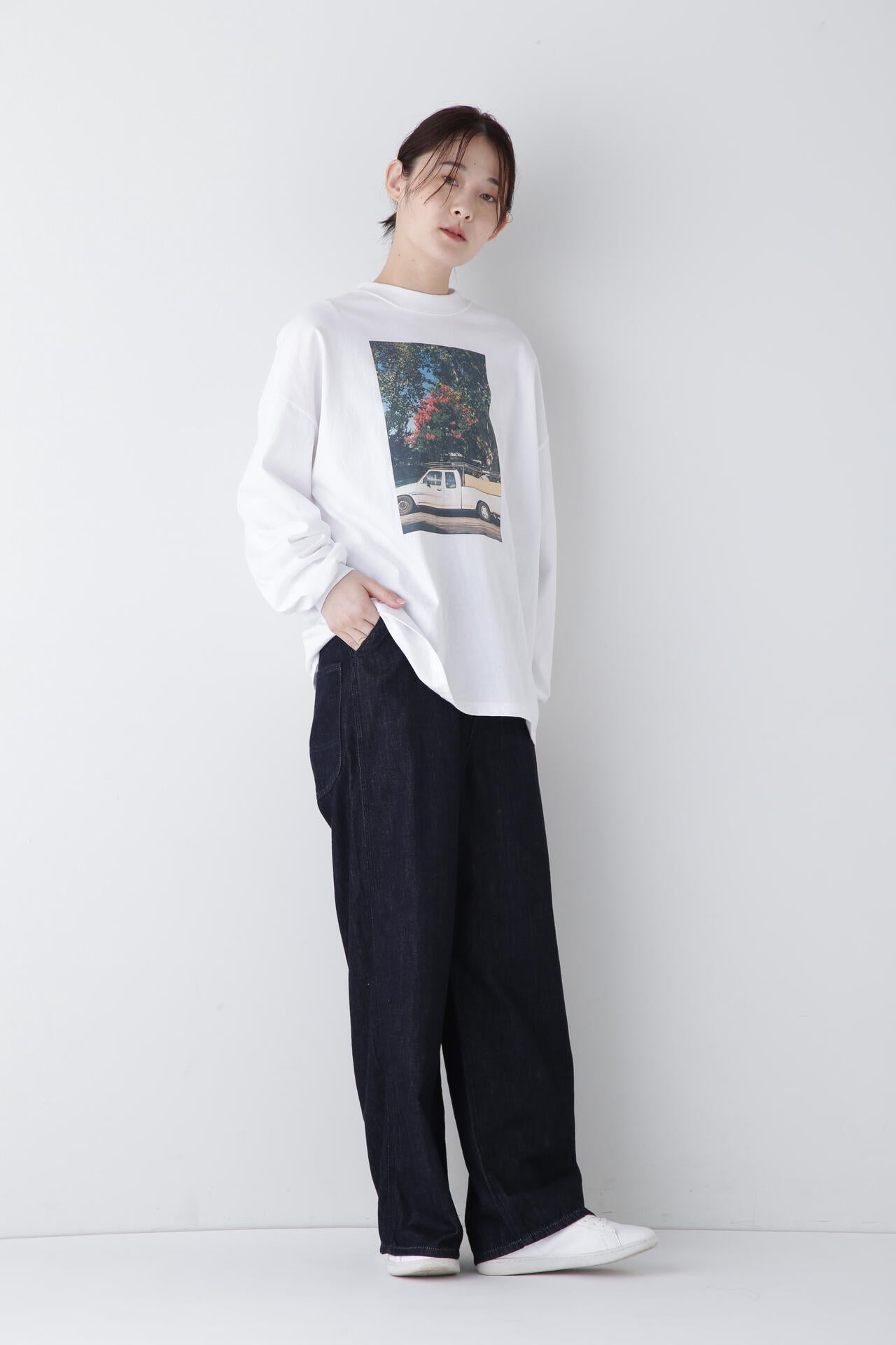 【WEB限定】【PARROTTCANVAS】カーフォトロングスリーブＴ
