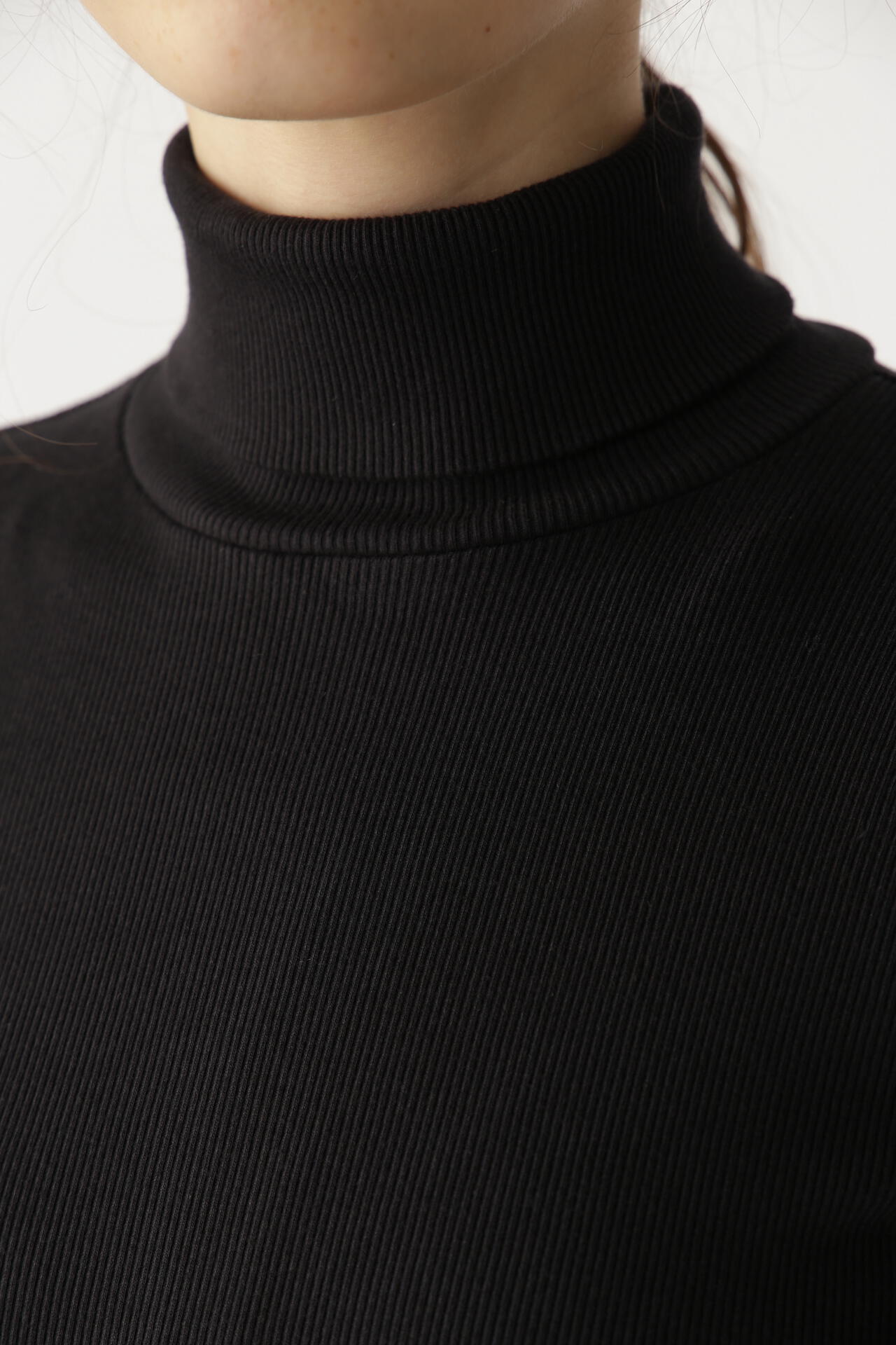 オーガニック丸胴タートルカットソー | human woman（ヒューマン