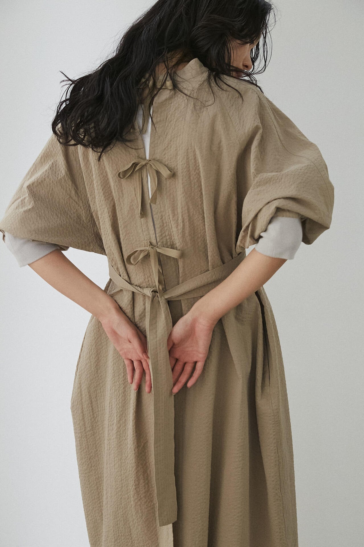 香菜子コラボ】サッカーストライプワンピース | human woman