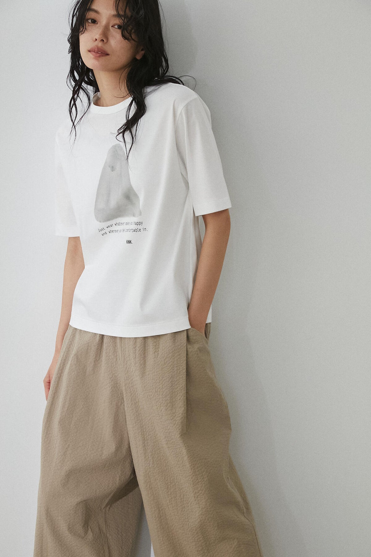 【香菜子コラボ】ＯＧコットンプリントＴシャツ　Ｍサイズ