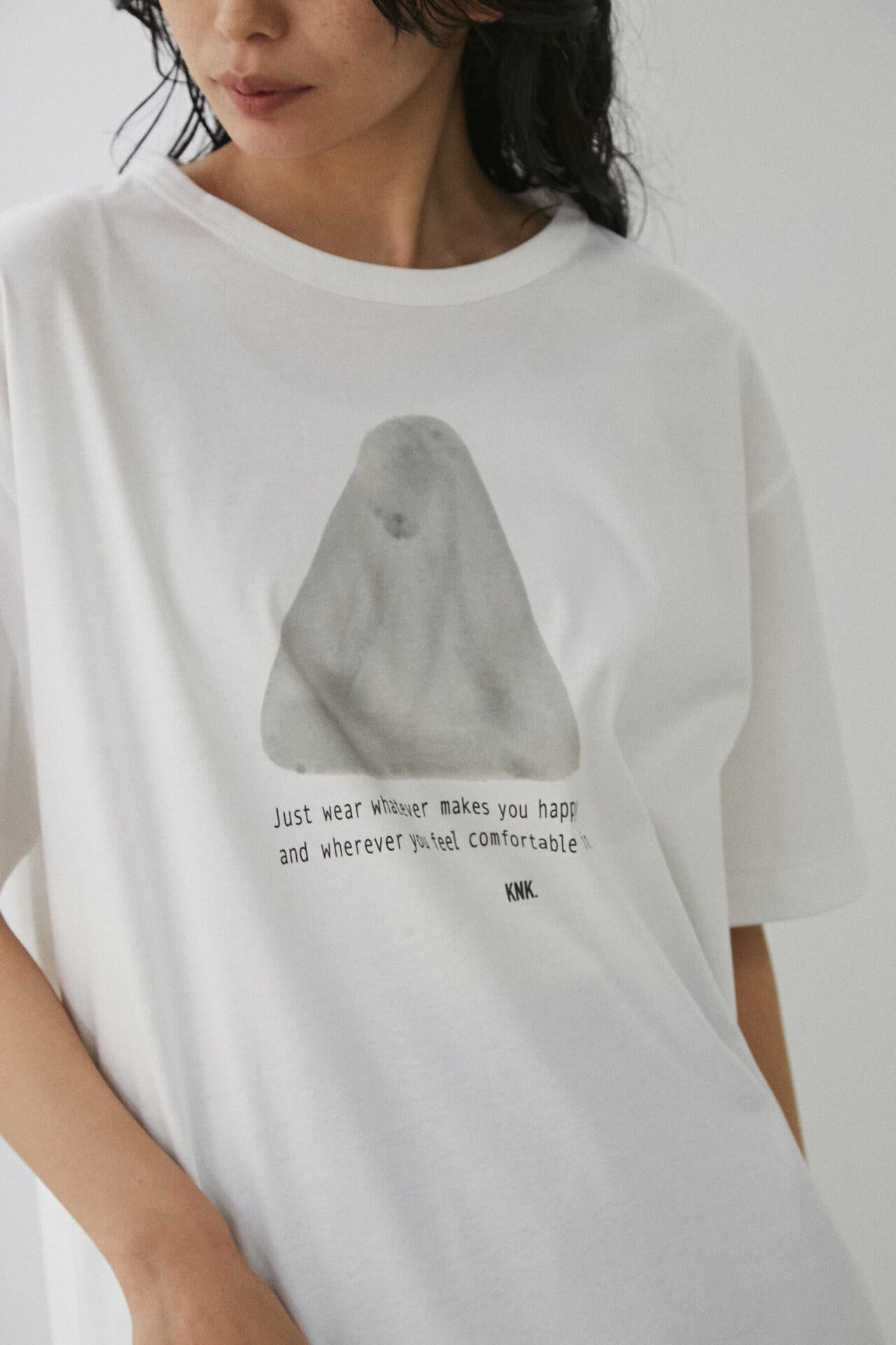 【香菜子】ＯＧコッコラボトンプリントＴシャツ　Ｌサイズ