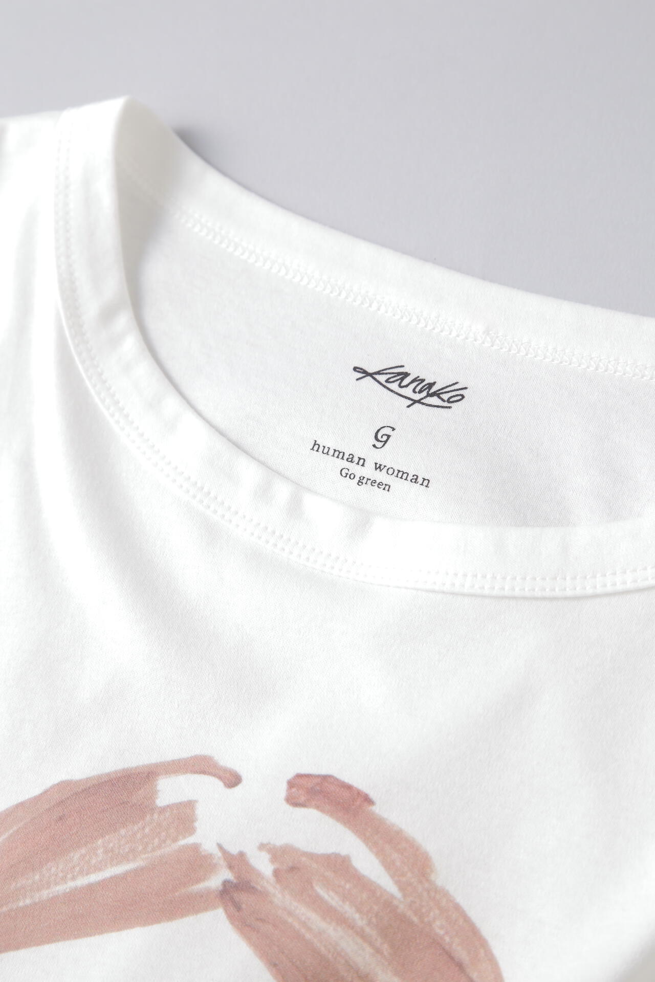 【香菜子】ＯＧコッコラボトンプリントＴシャツ　Ｌサイズ