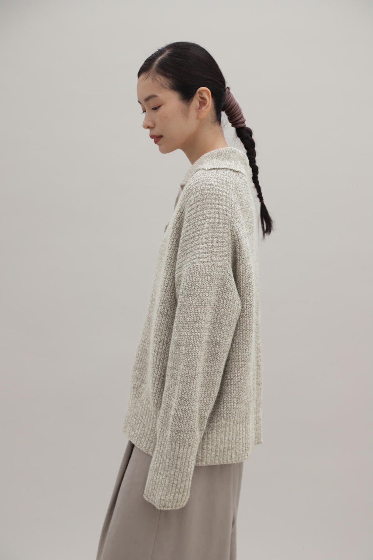 ウール・FOX・シルク片畦ポロ | wagona（ワゴナ） ｜【公式