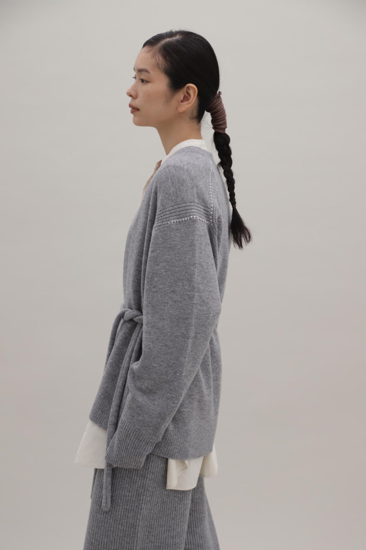 【wagona】美品 カシミヤ ウール 天竺ニット カーディガン ワゴナ ウールカシミヤ天竺ニットカーディガン | wagona（ワゴナ） ｜【公式