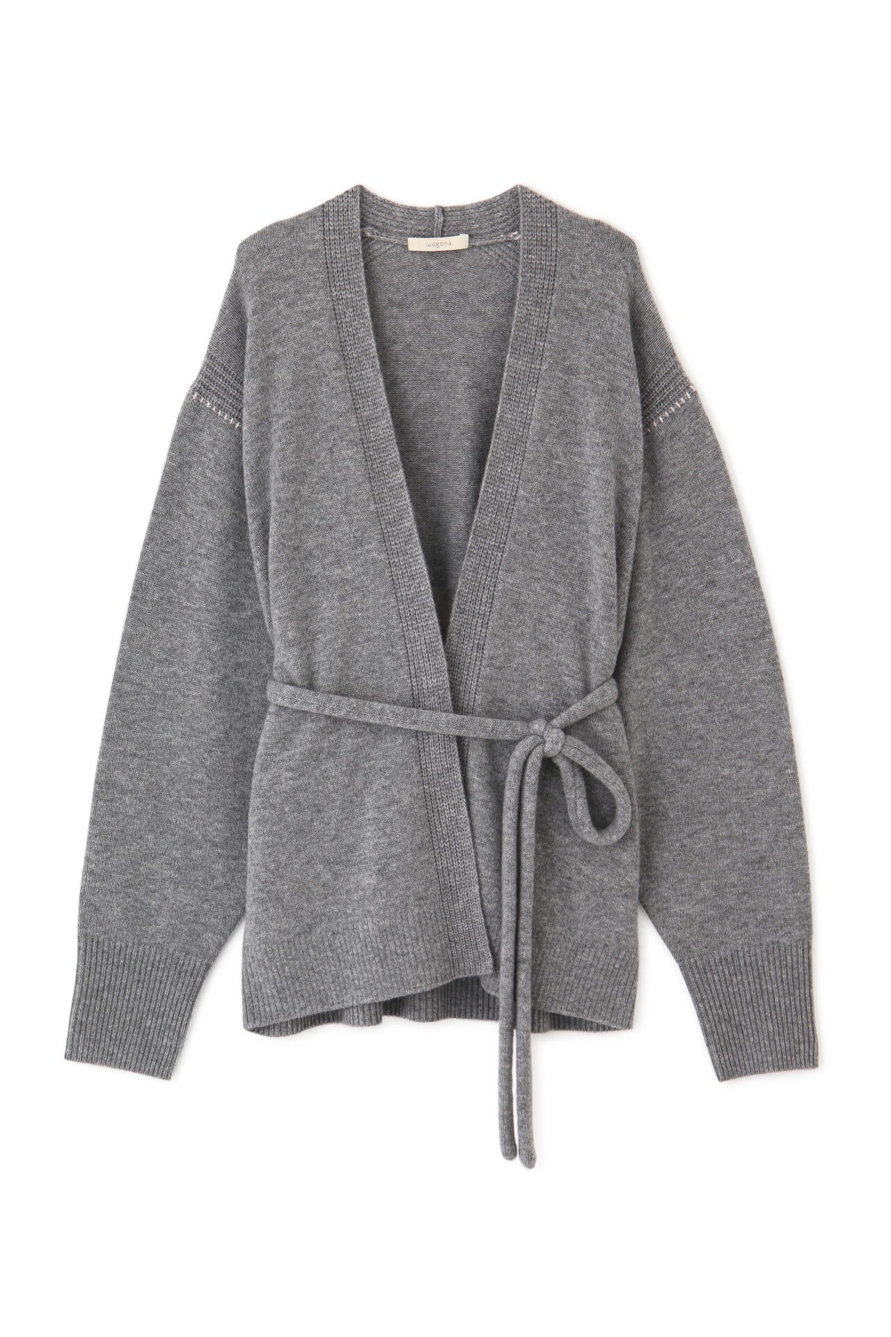 【wagona】美品 カシミヤ ウール 天竺ニット カーディガン ワゴナ ウールカシミヤ天竺ニットカーディガン | wagona（ワゴナ） ｜【公式