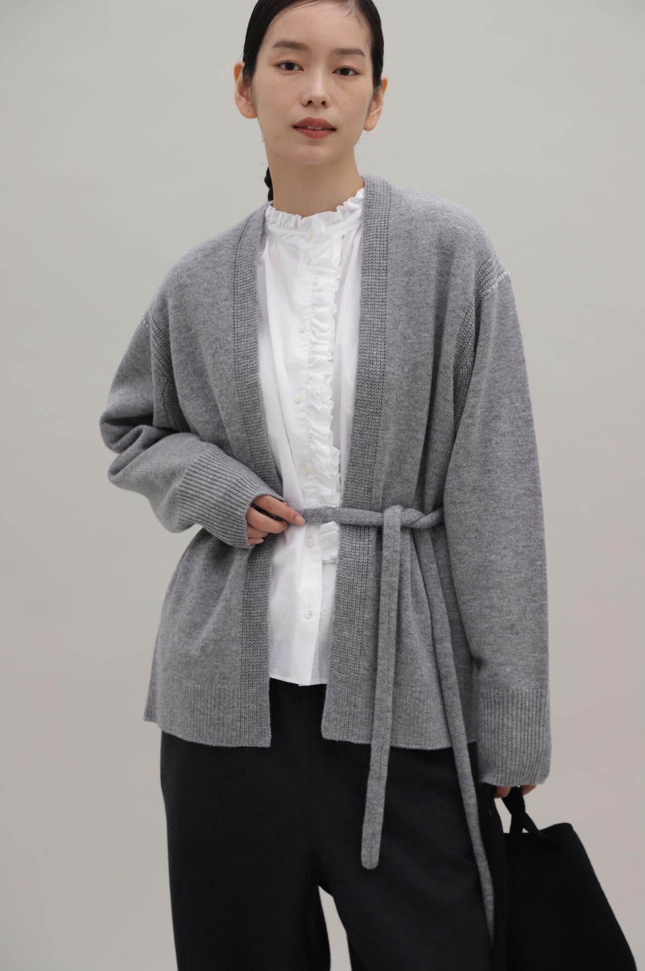 【wagona】美品 カシミヤ ウール 天竺ニット カーディガン ワゴナ ウールカシミヤ天竺ニットカーディガン | wagona（ワゴナ） ｜【公式