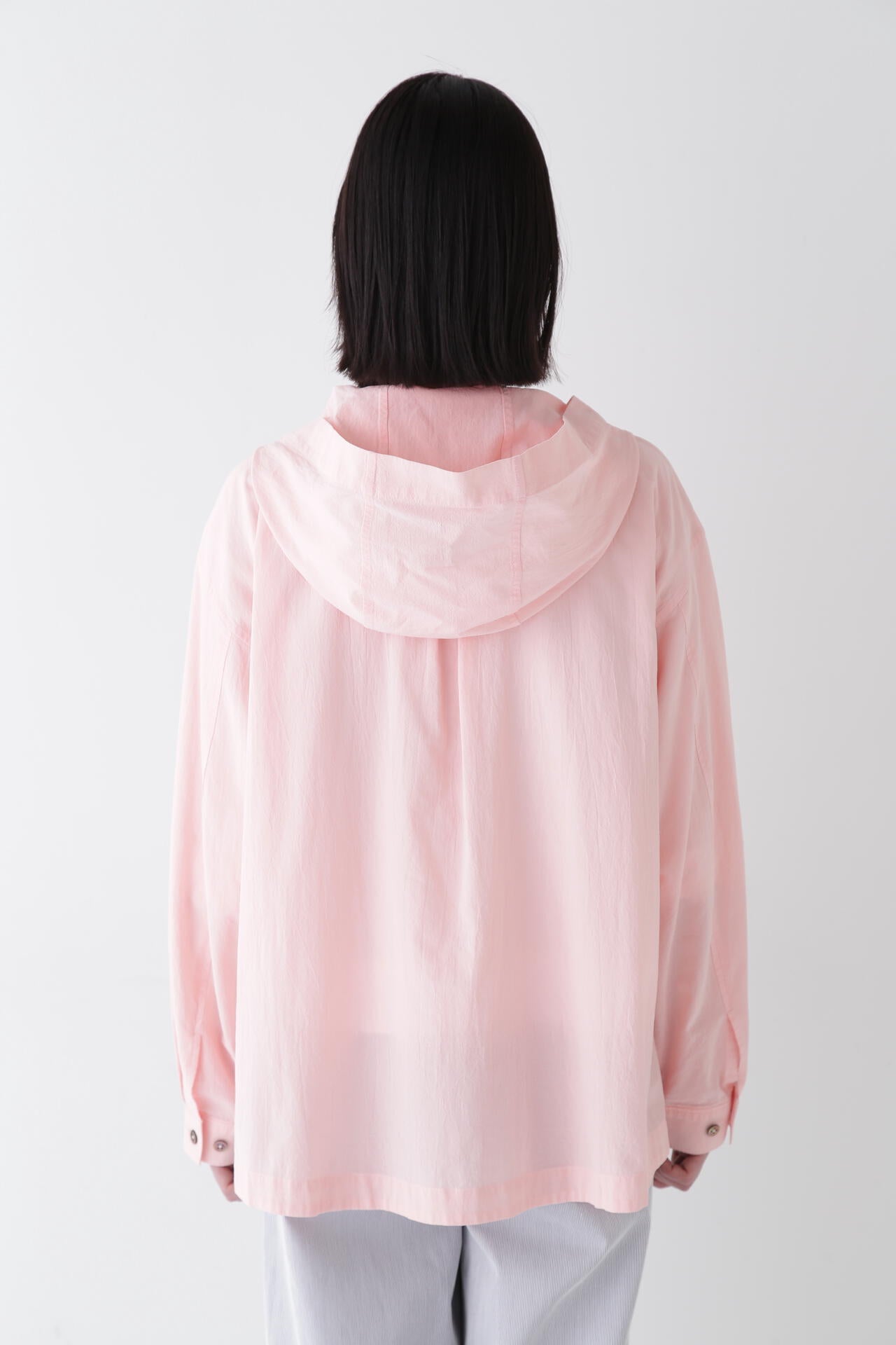 製品染めフーディーブラウス | human woman（ヒューマンウーマン