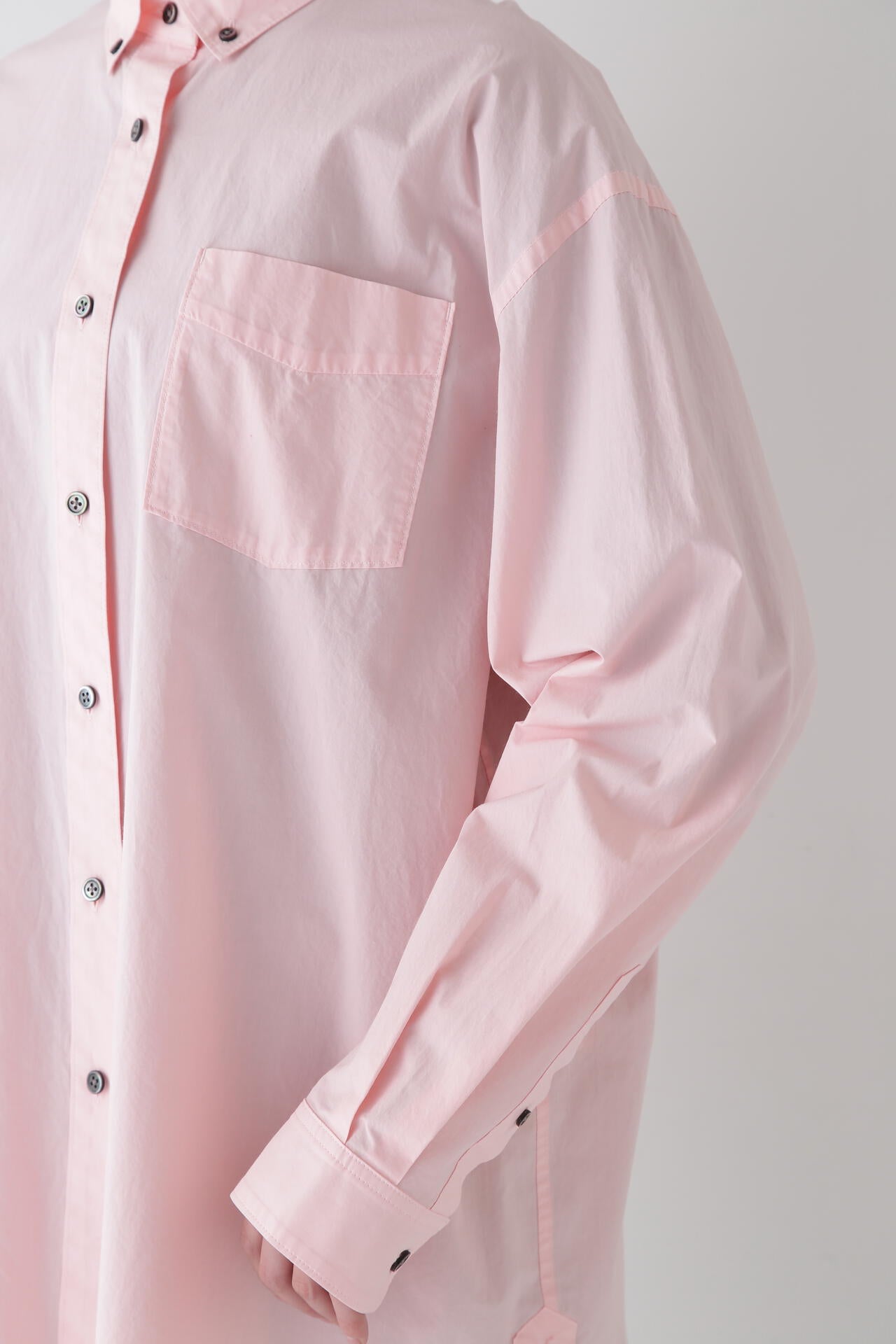 製品染めボタンダウンオーバーシャツ | human woman（ヒューマン