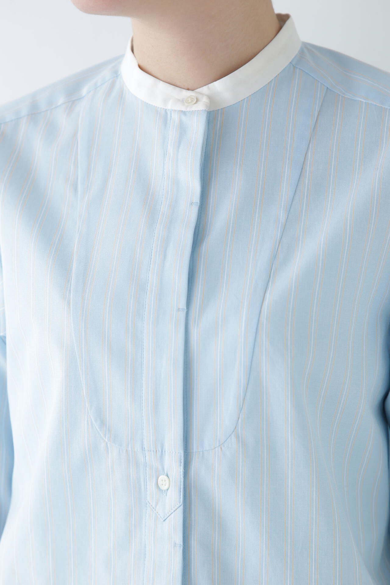 美品 かぐれ 25ss コットンレギュラーシャツ 羽織り ストライプ ゆったり 美品 かぐれ 25ss コットンレギュラーシャツ 羽織り ストライプ