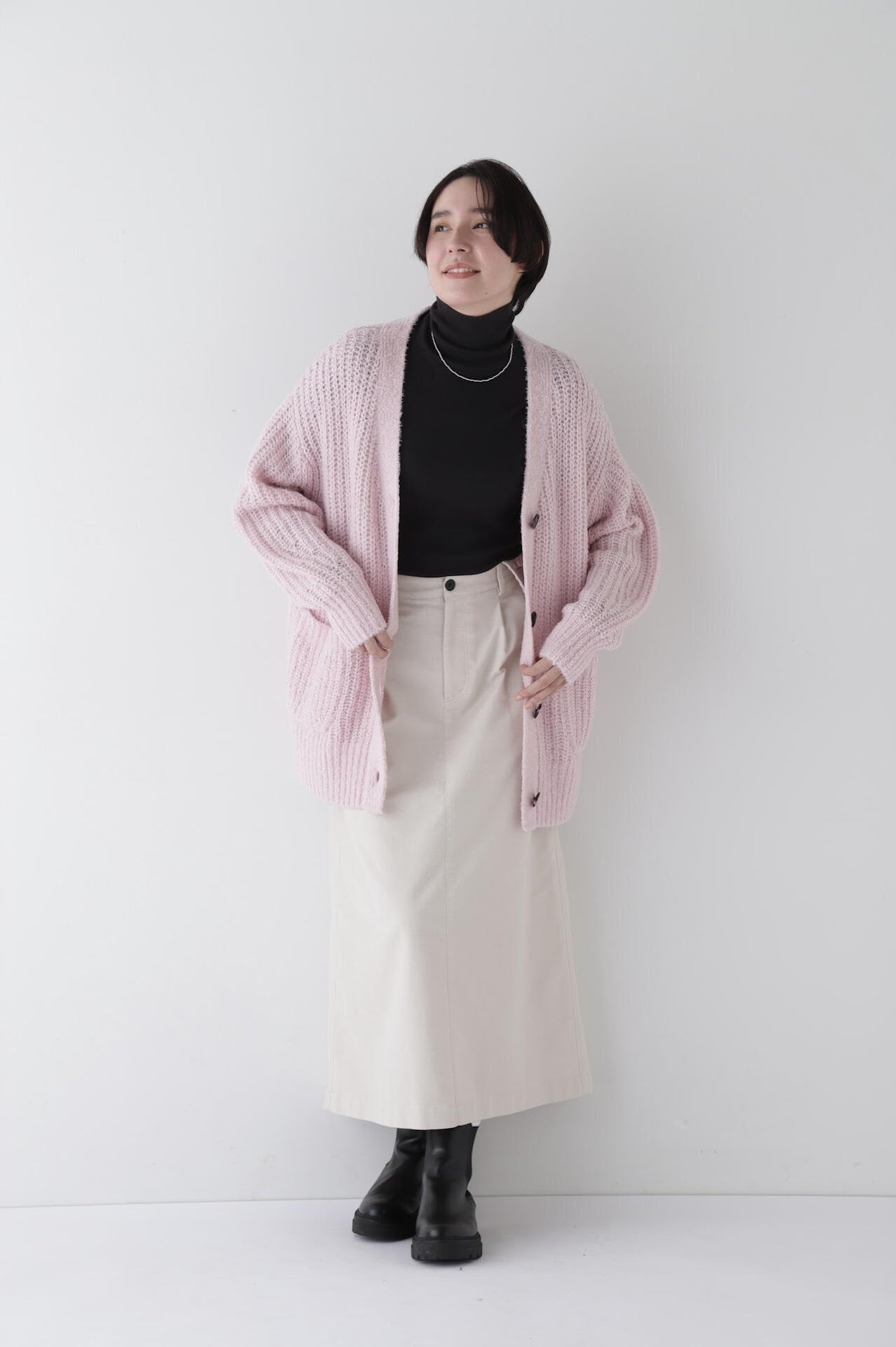 ストレッチエアリードットコードサスペンダースカート | human woman