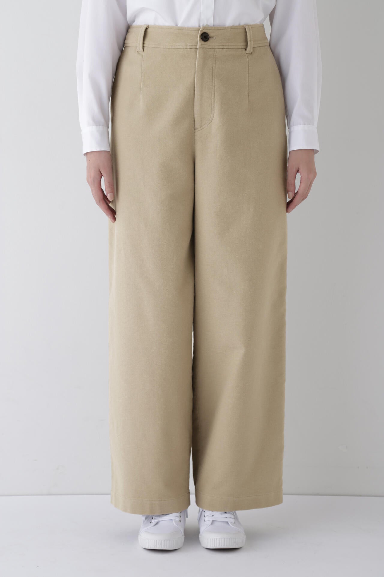 ストレッチエアリードットコードセミワイドパンツ