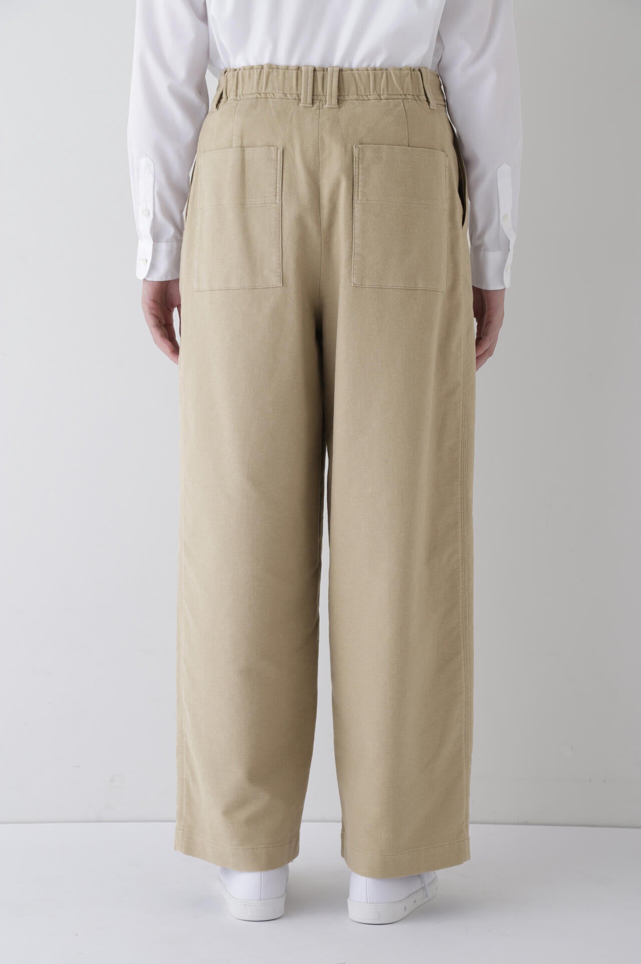 ストレッチエアリードットコードセミワイドパンツ