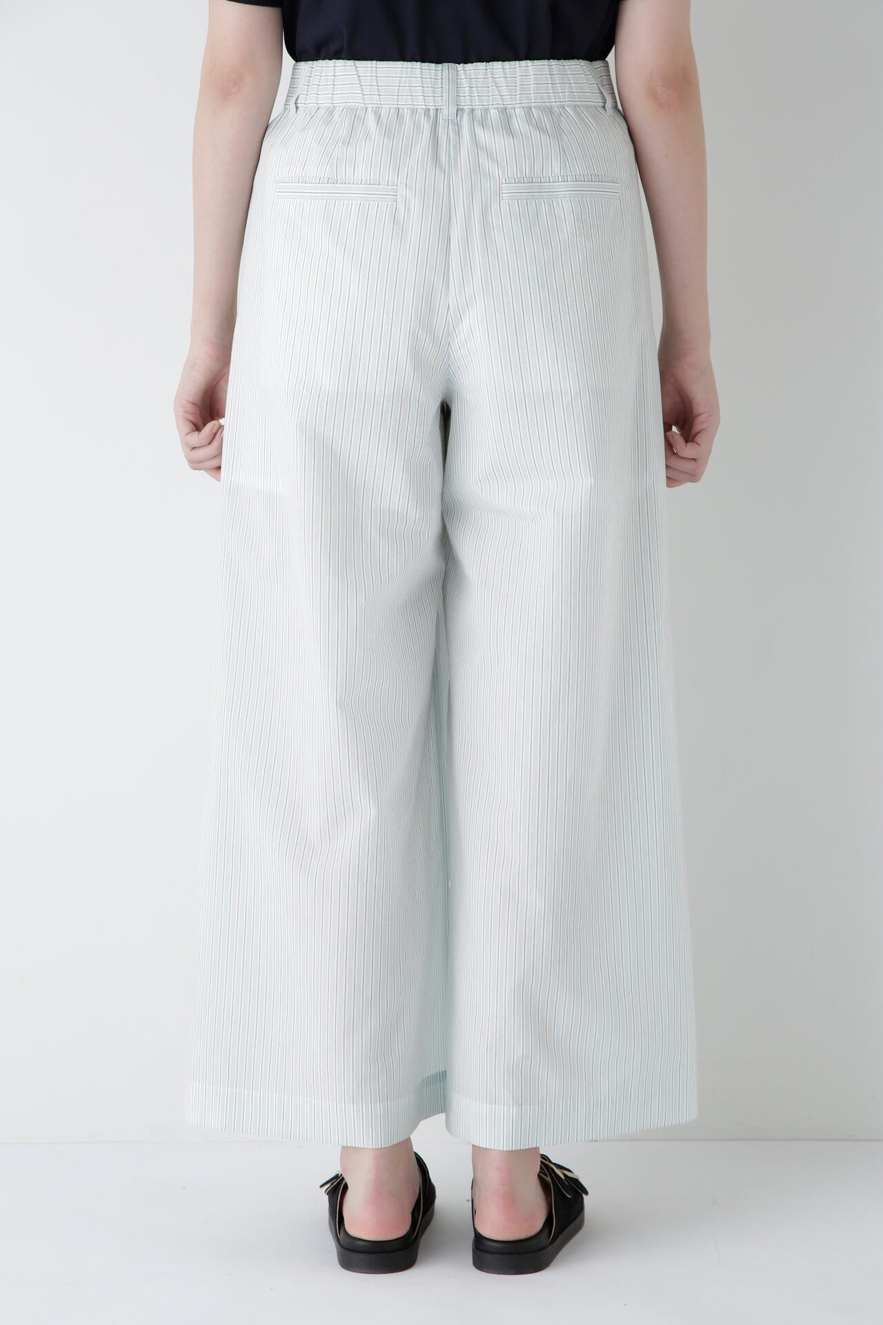 ヒューマンウーマン（human woman）/◆エアリーコットンタックワイドパンツ エアリーコットンタックワイドパンツ | human woman（ヒューマン