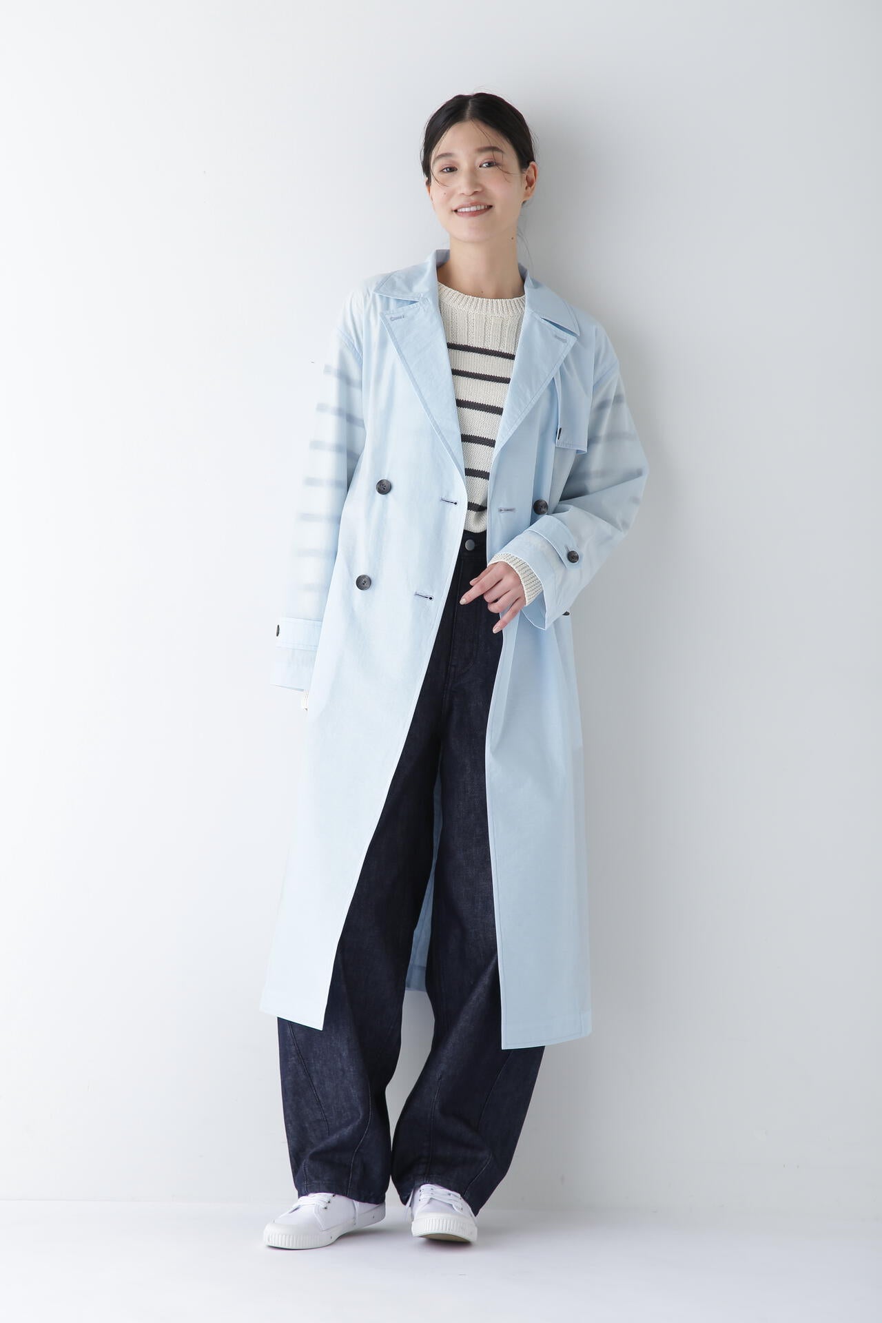 コットンナイロンシアートレンチコート | human woman（ヒューマン