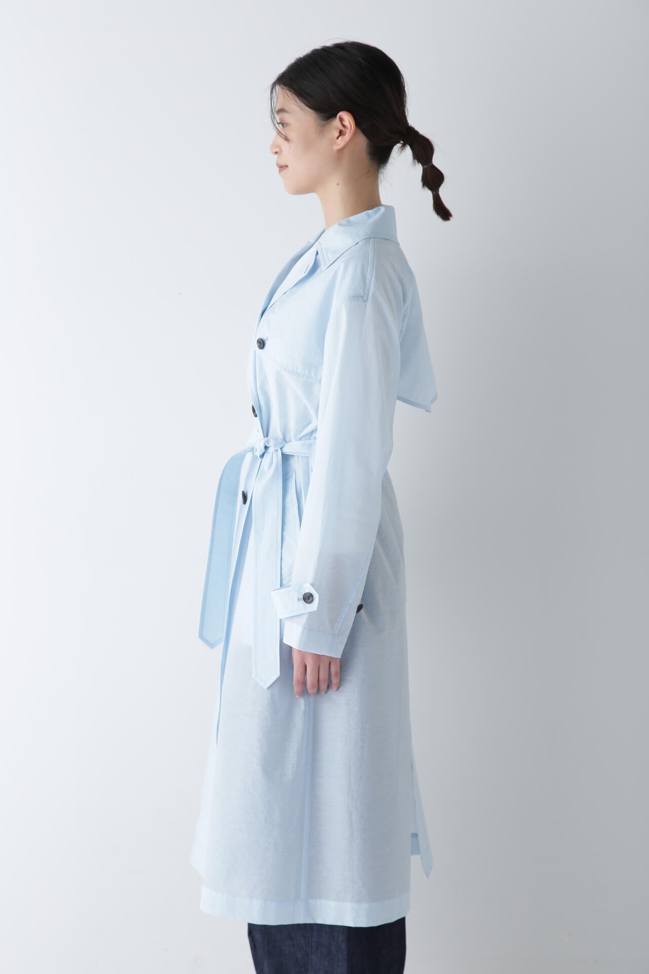 Anna Harrisanさん専用5 コットンナイロンシアートレンチコート | human woman