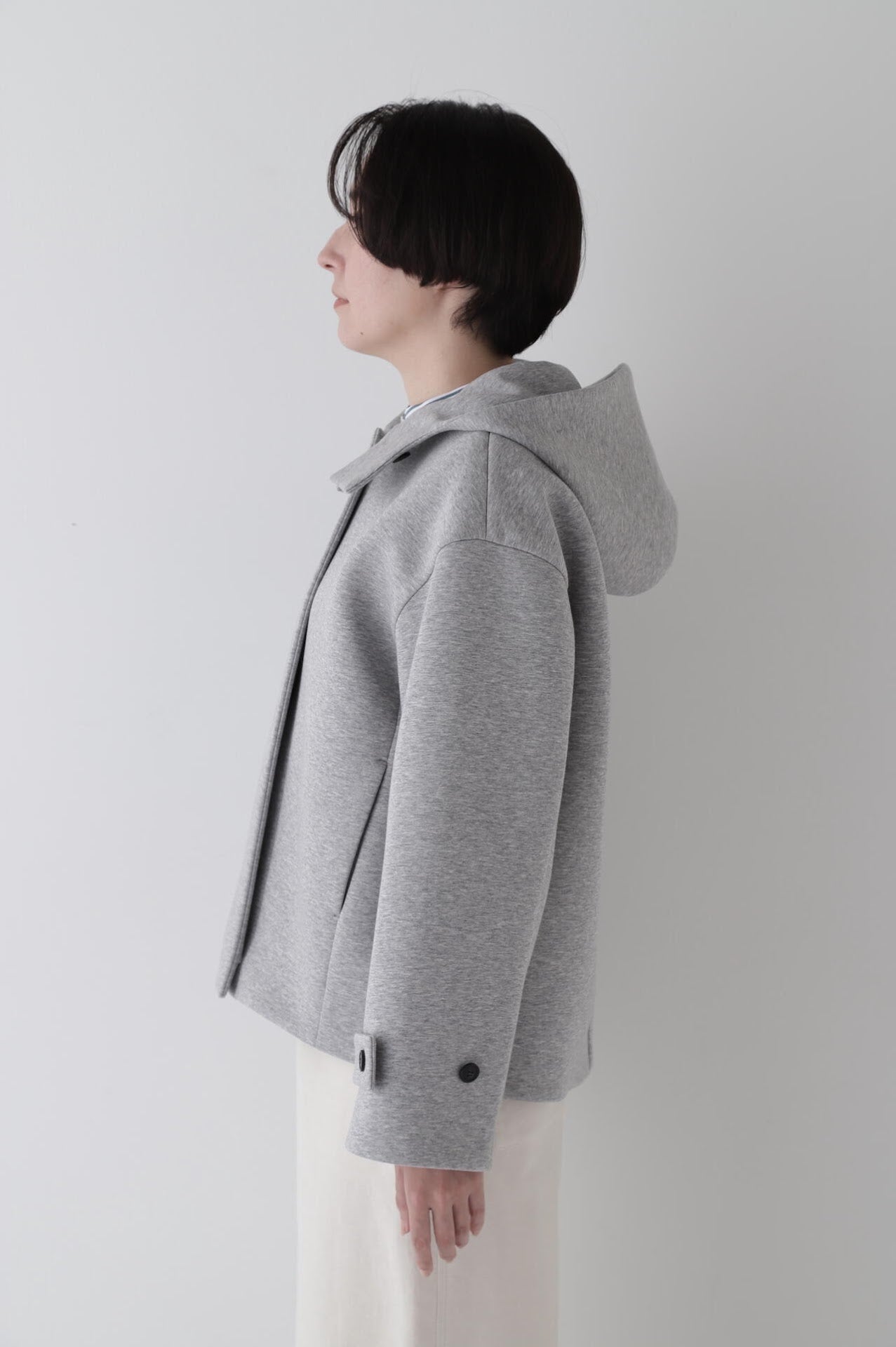 ヒューマンウーマン（human woman）/◆ダンボールボンディングフーディーブルゾン ダンボールボンディングフーディーブルゾン | human woman（ヒューマン