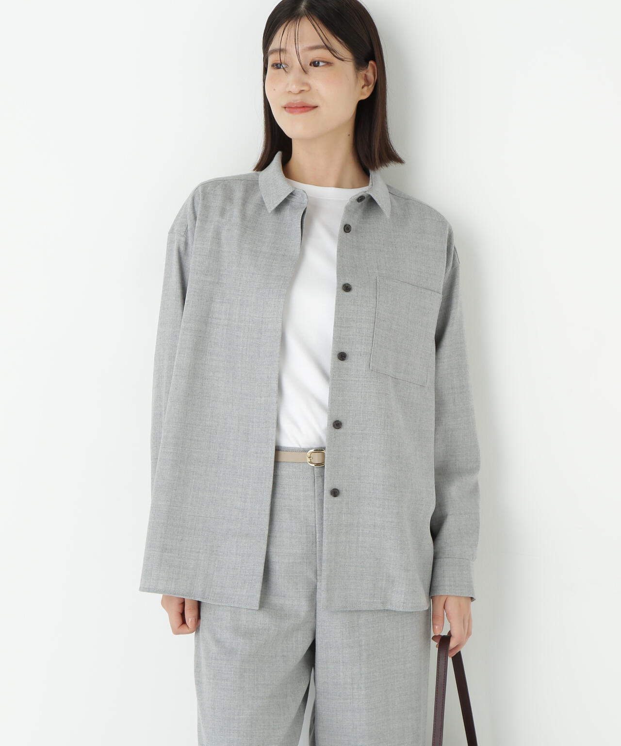 ライトフラノウォッシャブルシャツ