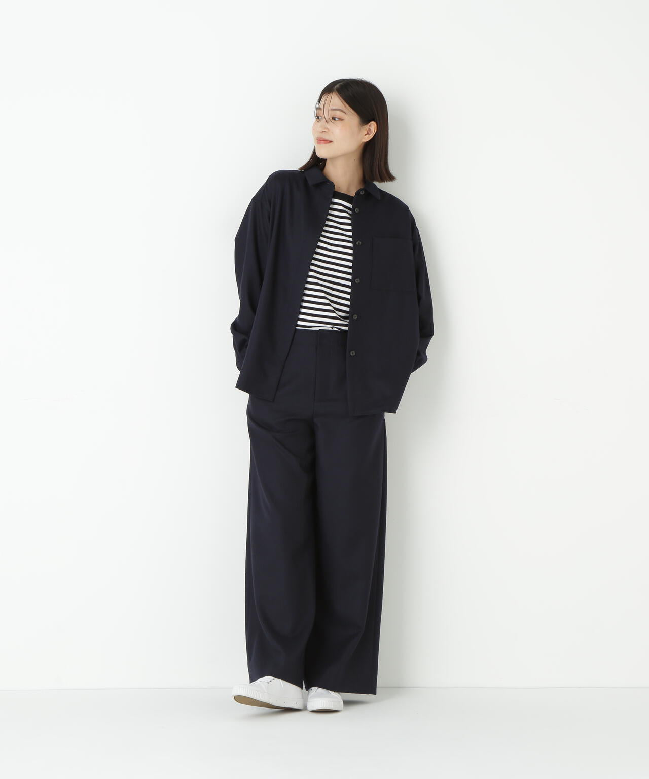 ライトフラノウォッシャブルシャツ