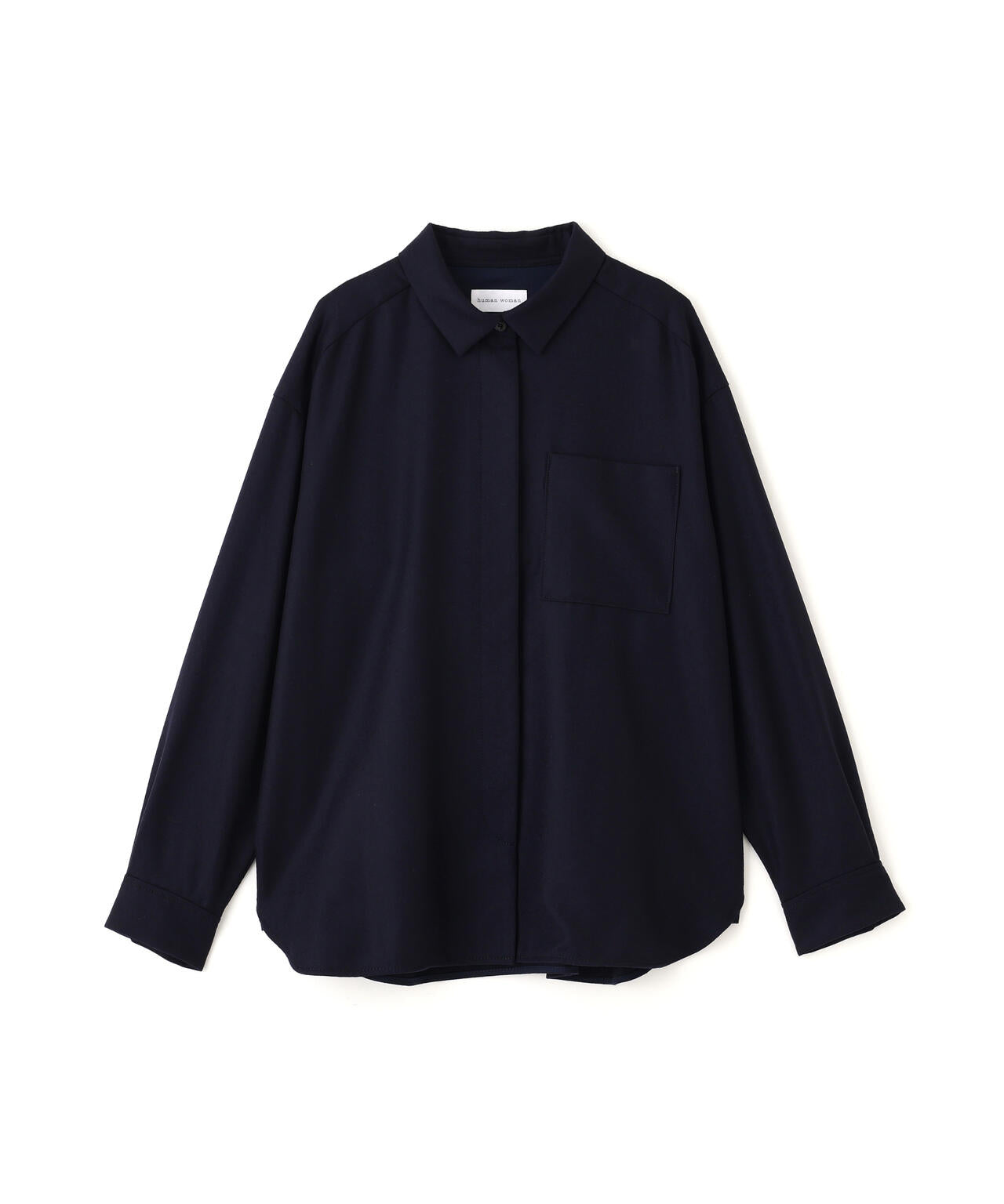 ライトフラノウォッシャブルシャツ | human woman（ヒューマンウーマン