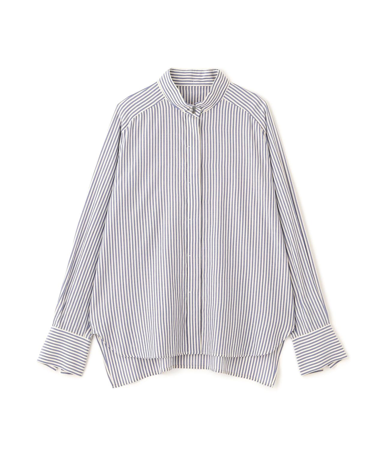 ヒューマンウーマン（human woman）/ストライプローンハイネックシャツ ストライプローンハイネックシャツ | human woman（ヒューマンウーマン