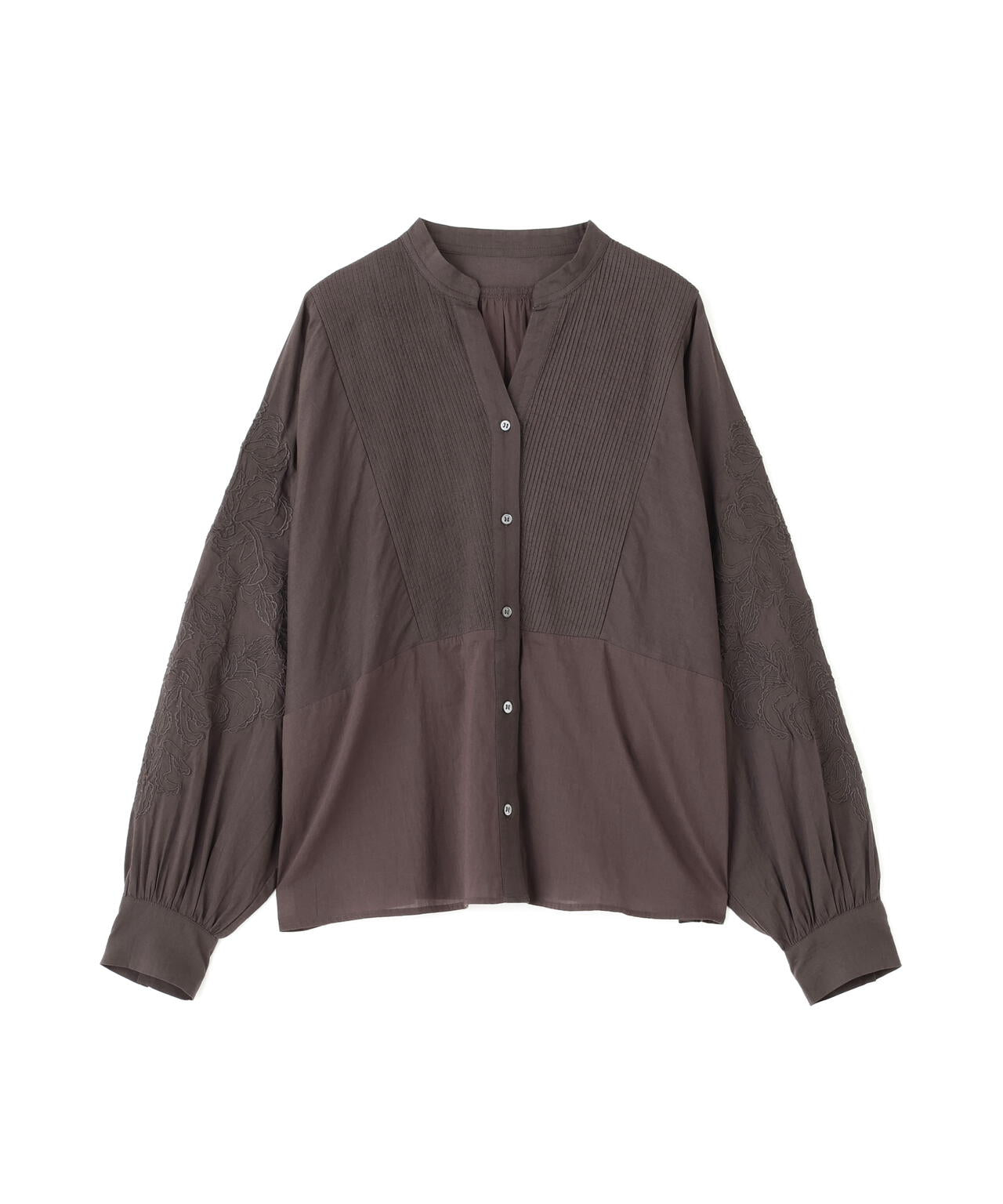 インドコットンボイルアップリケブラウス