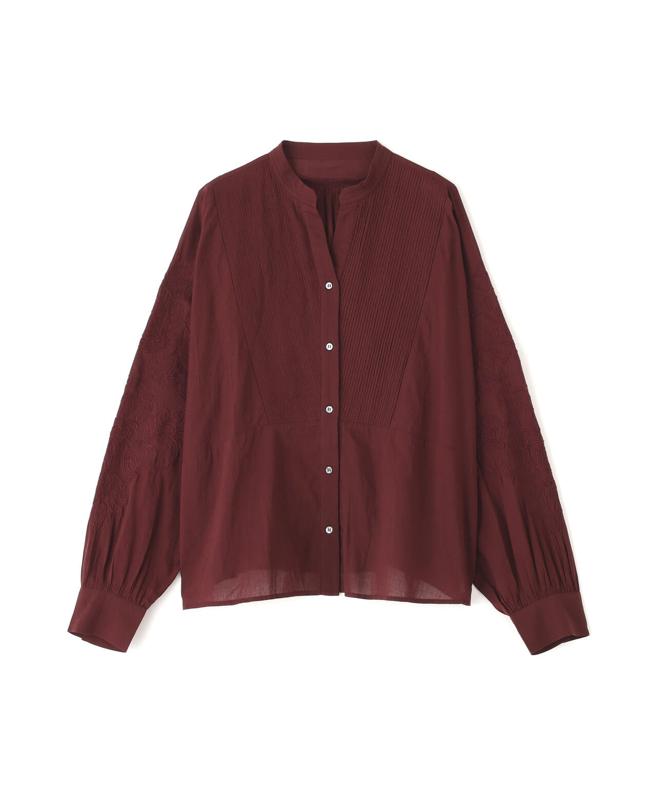 インドコットンボイルアップリケブラウス