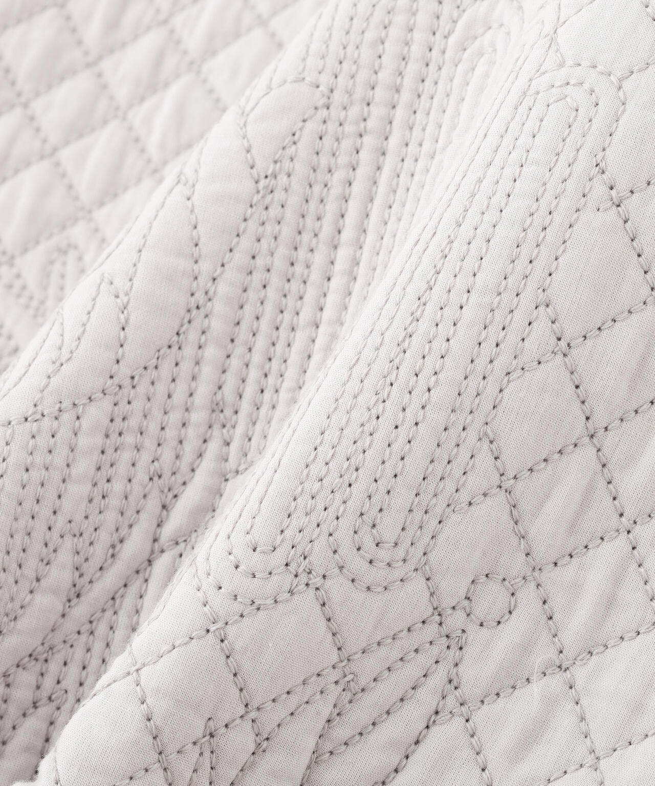 インドコットンボイルキルティングジレ