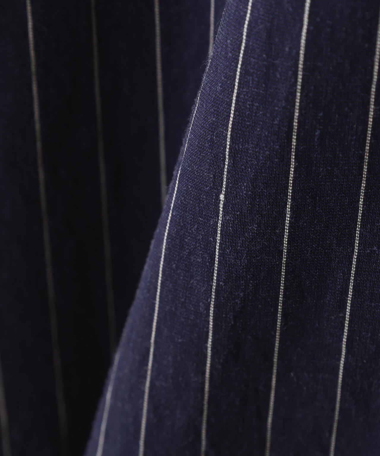 シアストライプブラウス