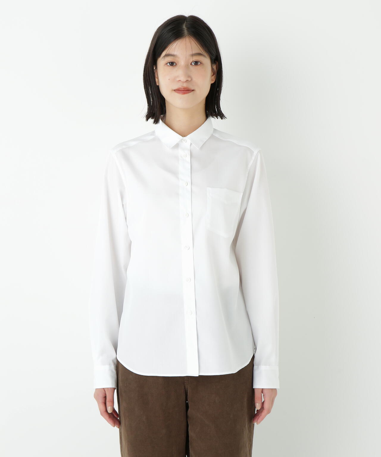 ベーシックカラーシャツ | human woman（ヒューマンウーマン