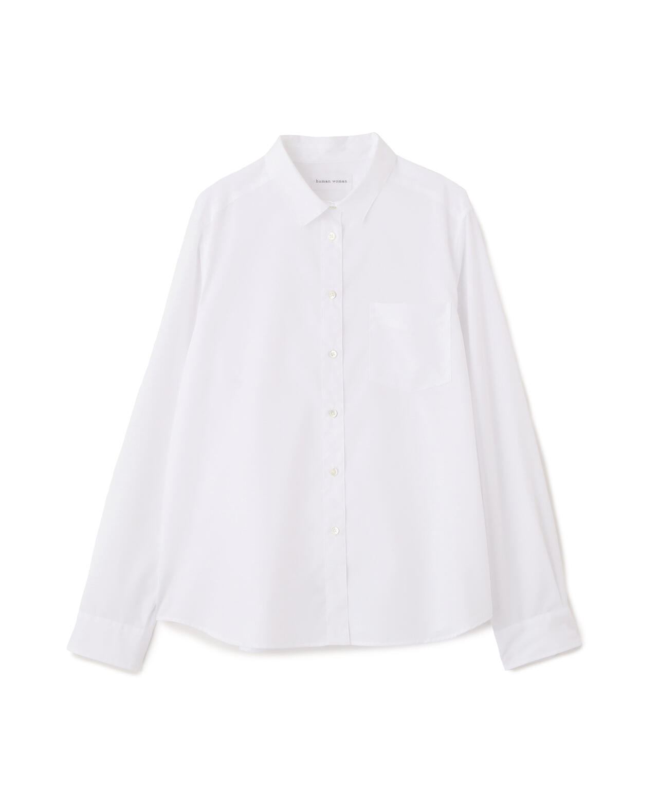 ベーシックカラーシャツ | human woman（ヒューマンウーマン