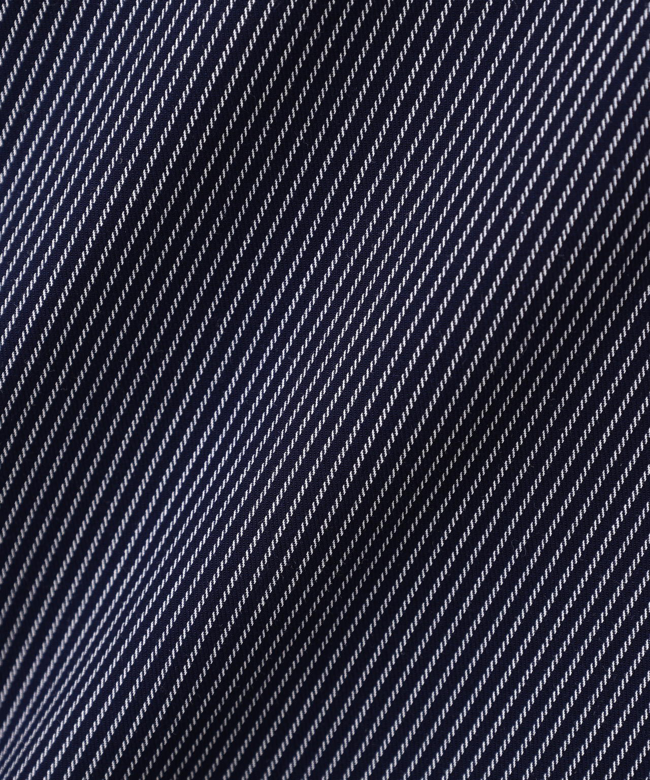 ツイルストライプジップシャツブルゾン