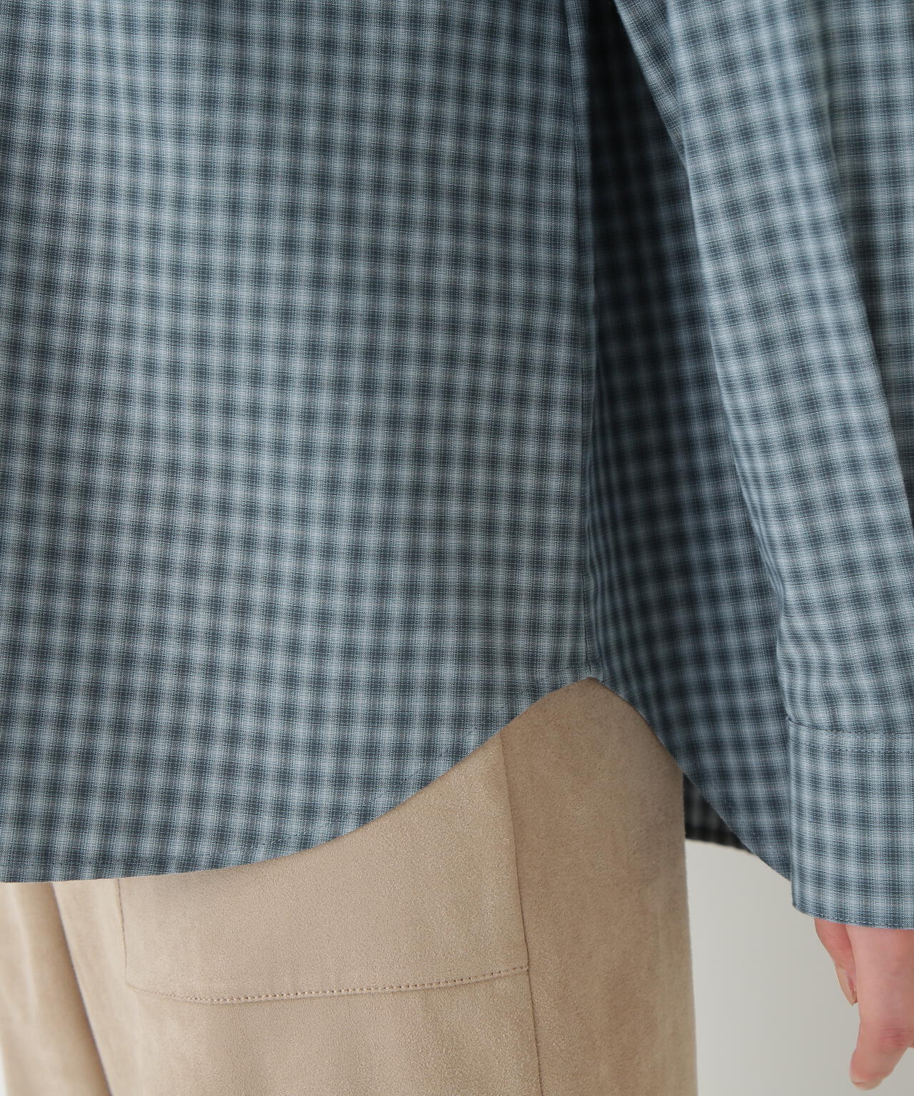 オンブレーチェックオーバーシャツ | human woman（ヒューマンウーマン