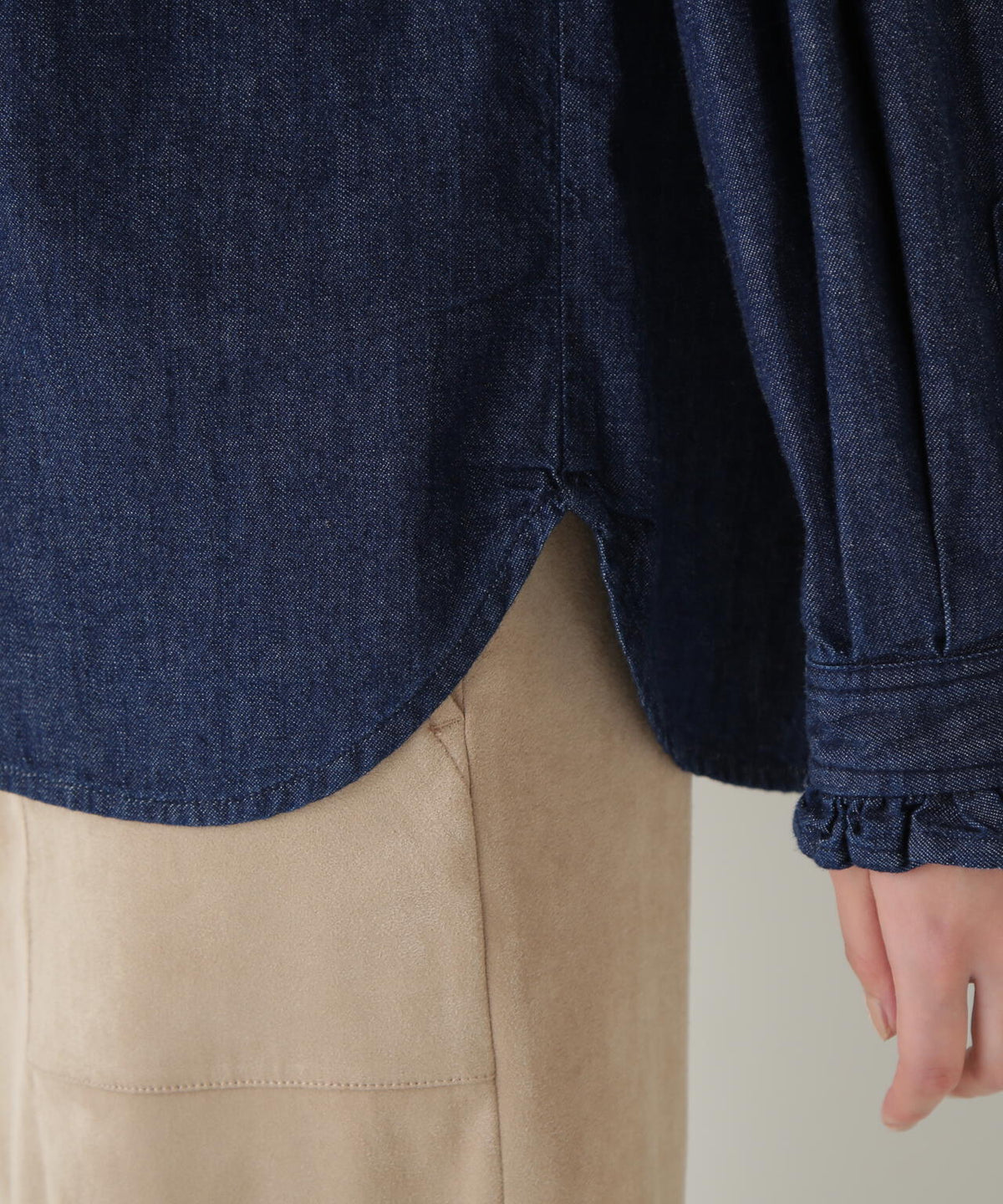 【Ｈｅａｌｔｈｙ　Ｄｅｎｉｍコラボ】デニムボウタイブラウス