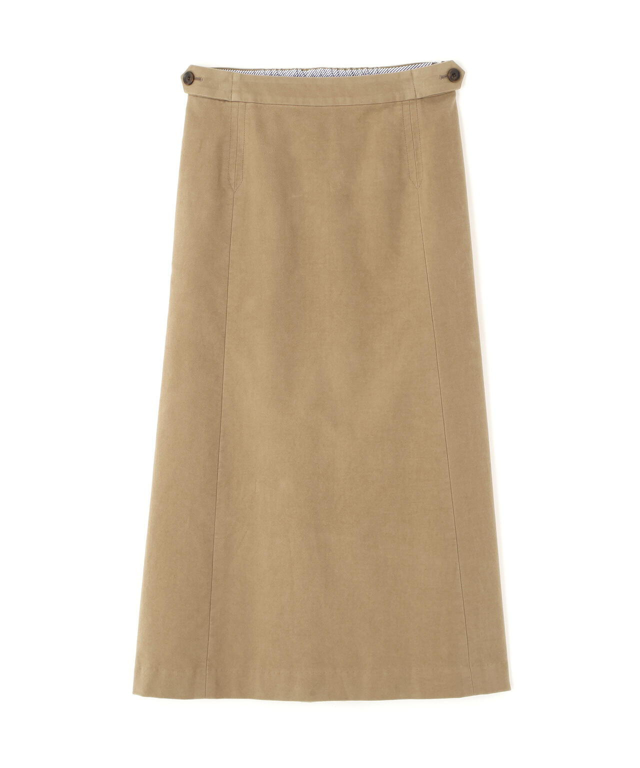 ライトモールスキンAラインスカート | human woman（ヒューマン