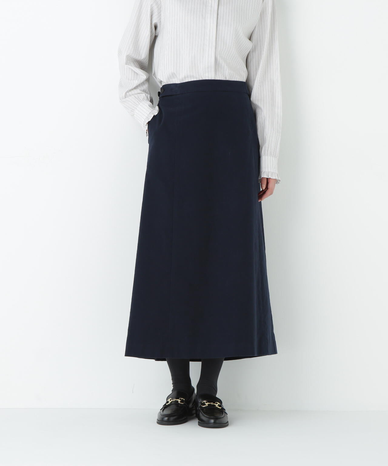 ライトモールスキンAラインスカート | human woman（ヒューマン