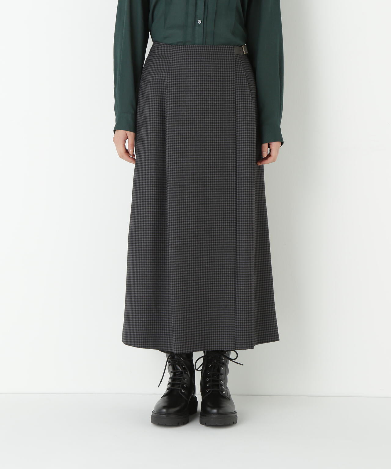 先染めチェックキルト風スカート | human woman（ヒューマン