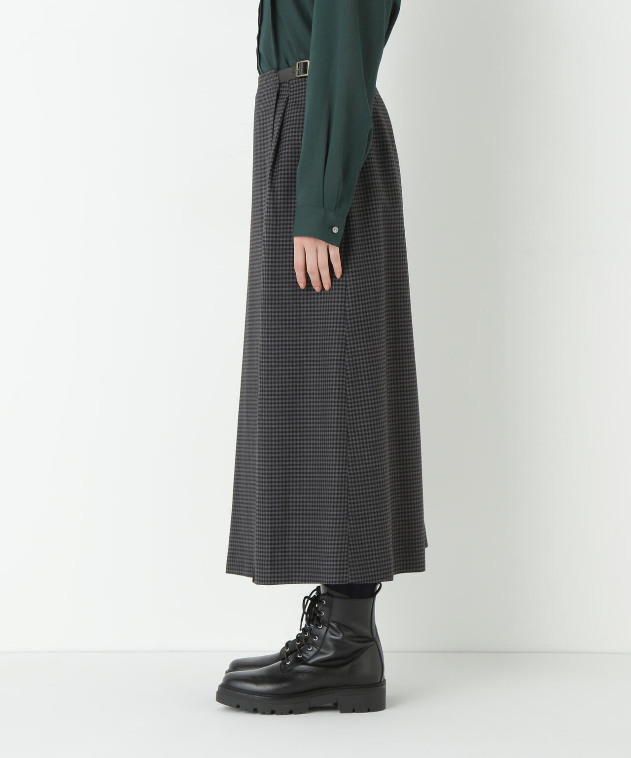 新品❤️CPG❤️スカート 先染めチェックキルト風スカート | human woman（ヒューマン