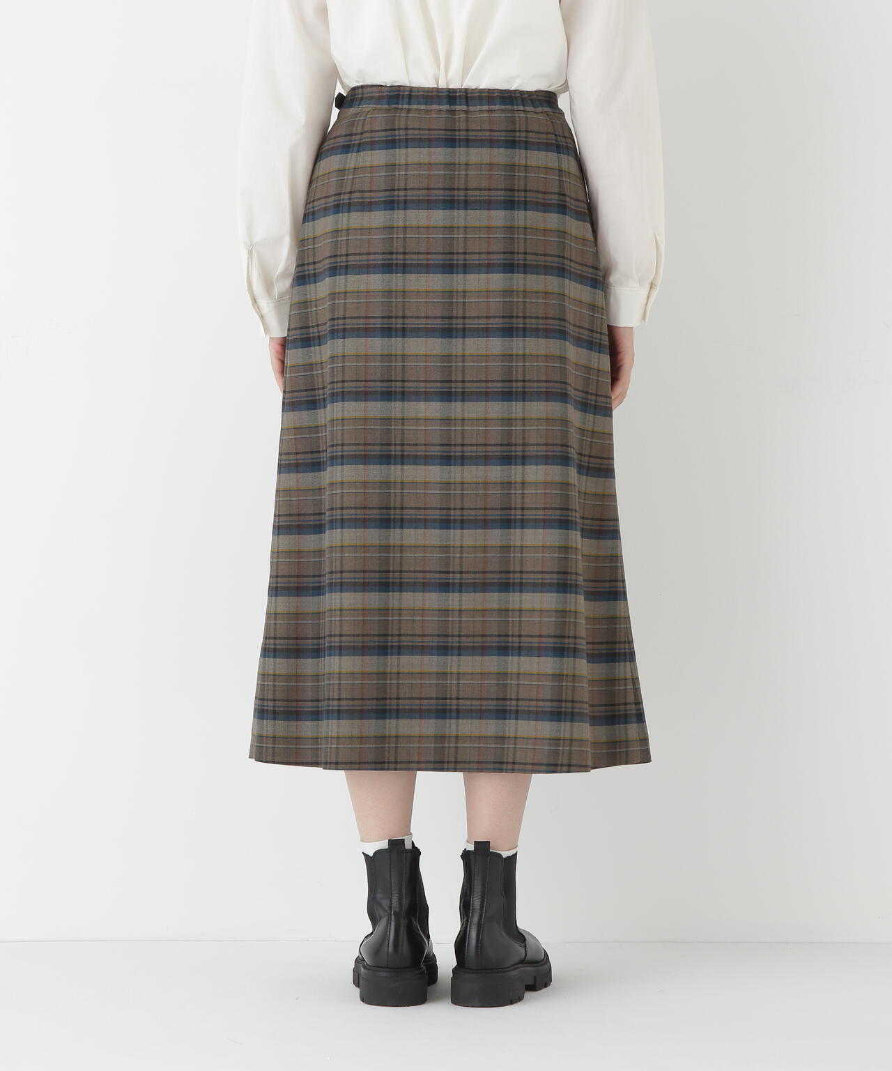 先染めチェックキルト風スカート | human woman（ヒューマン