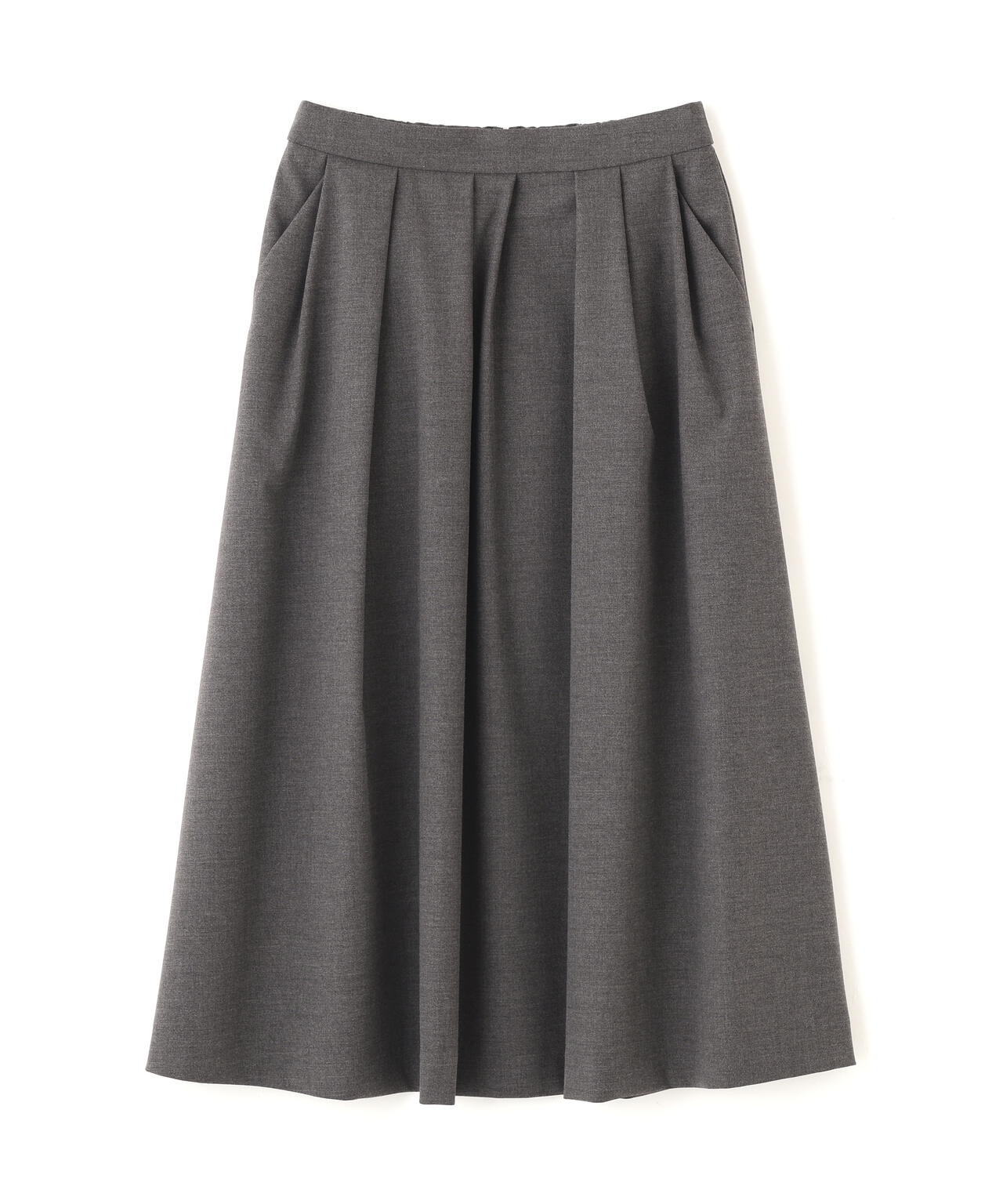 ランダムタックフレアースカート