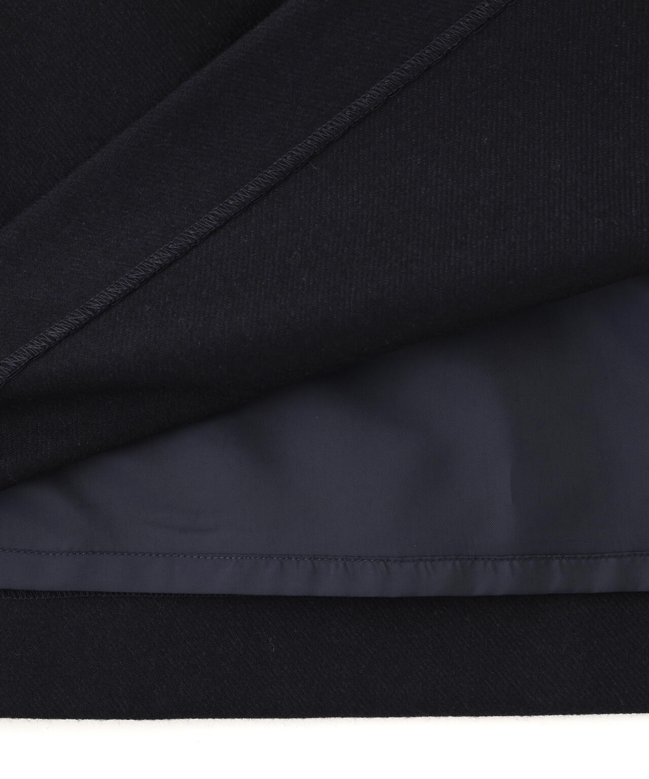 ウールサキソニーコクーンスカート | human woman（ヒューマンウーマン