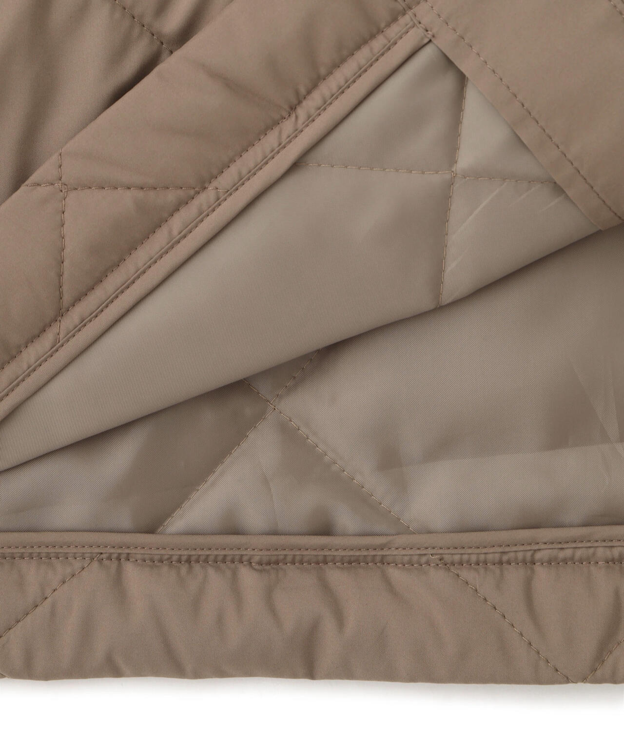 キルティングベイカーＡラインスカート