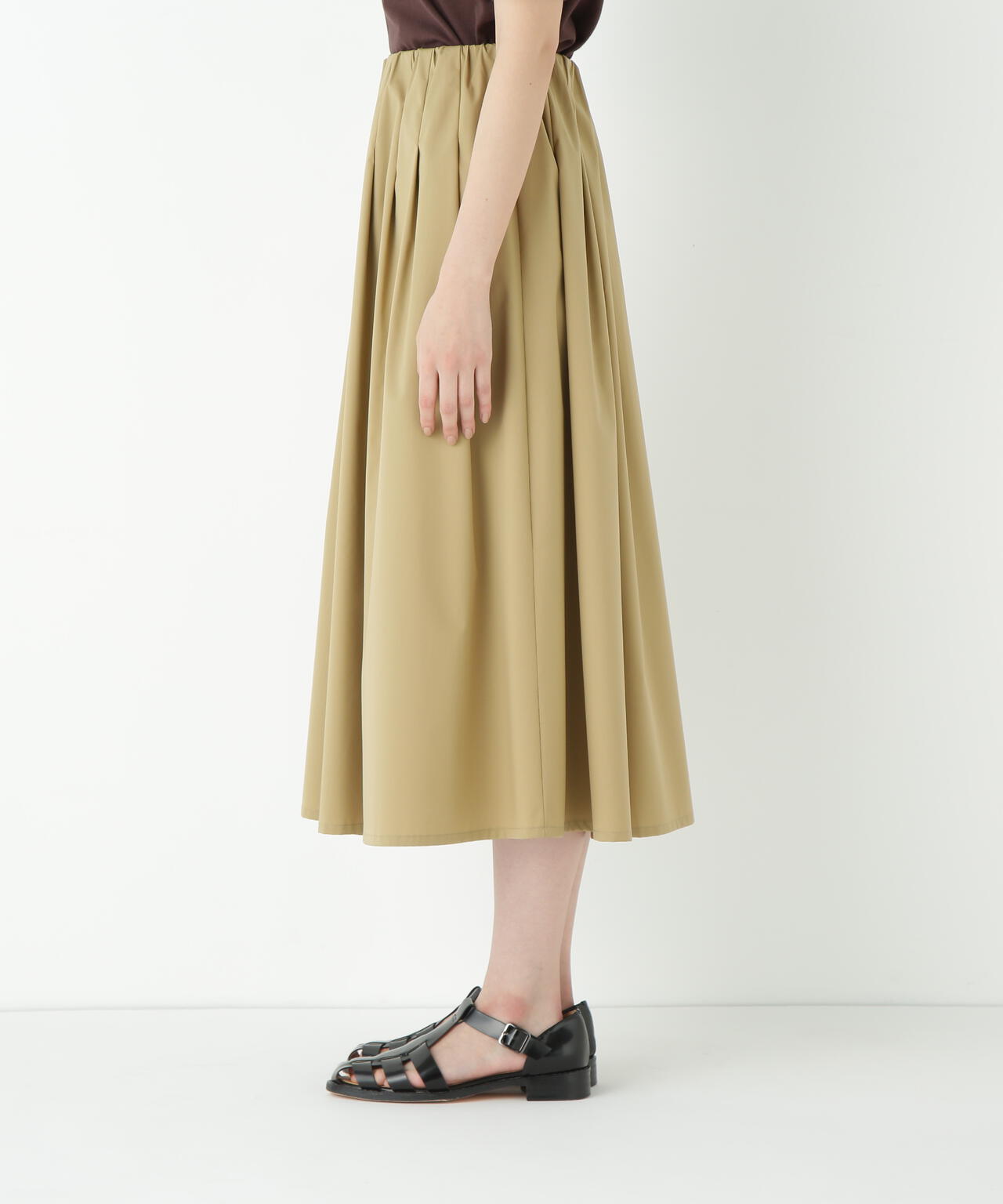 TCシャインブロードスカート | human woman（ヒューマン