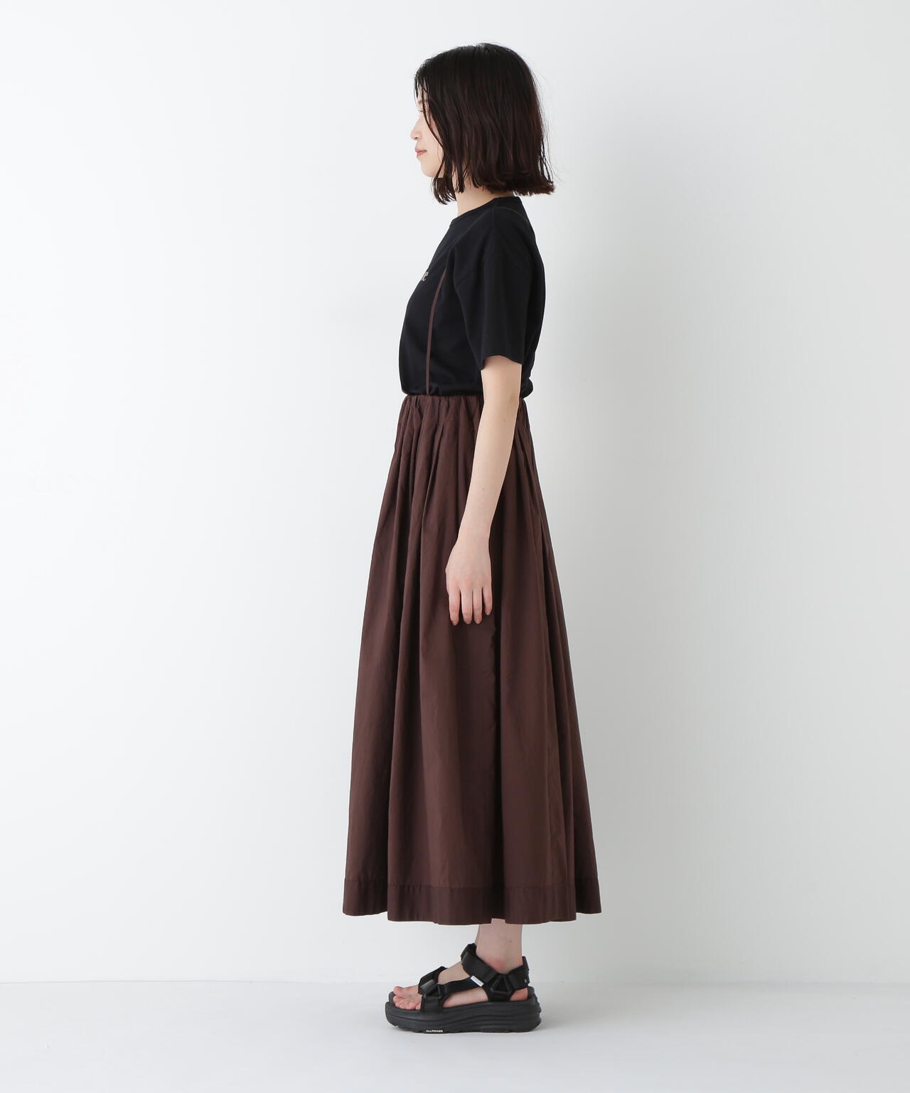 コットンローンギャザースカート