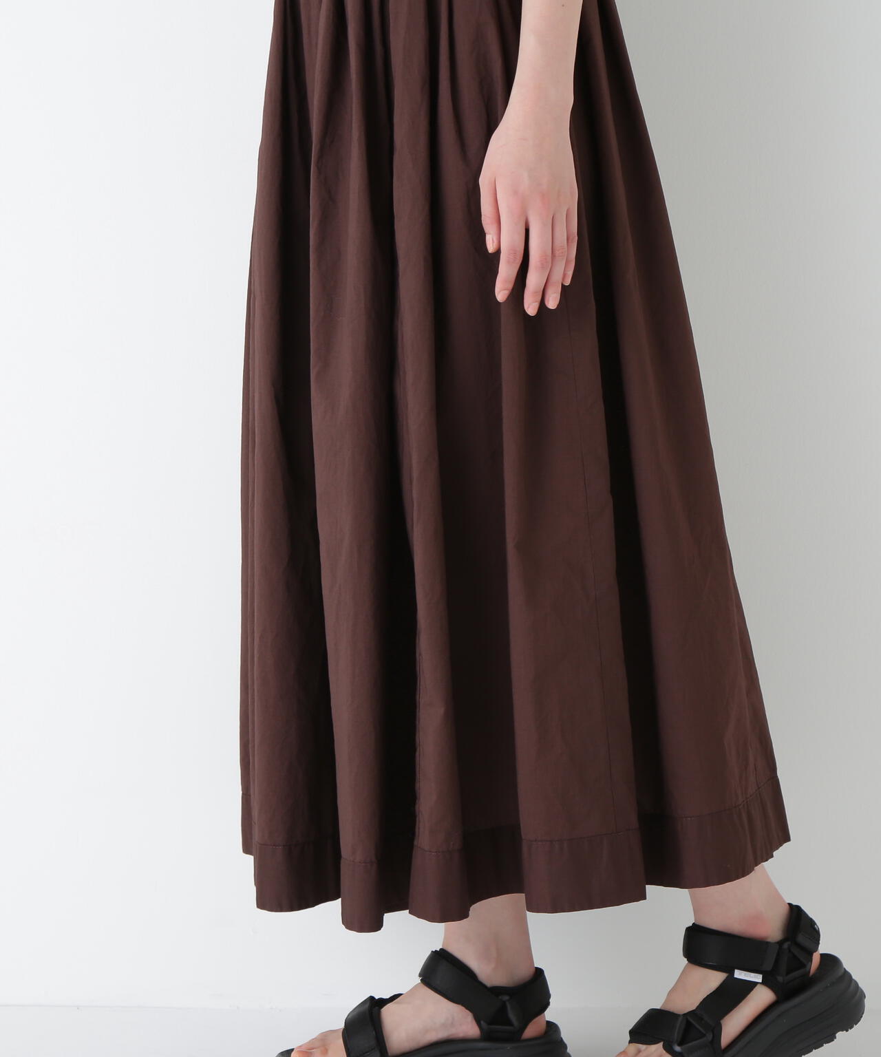 コットンローンギャザースカート